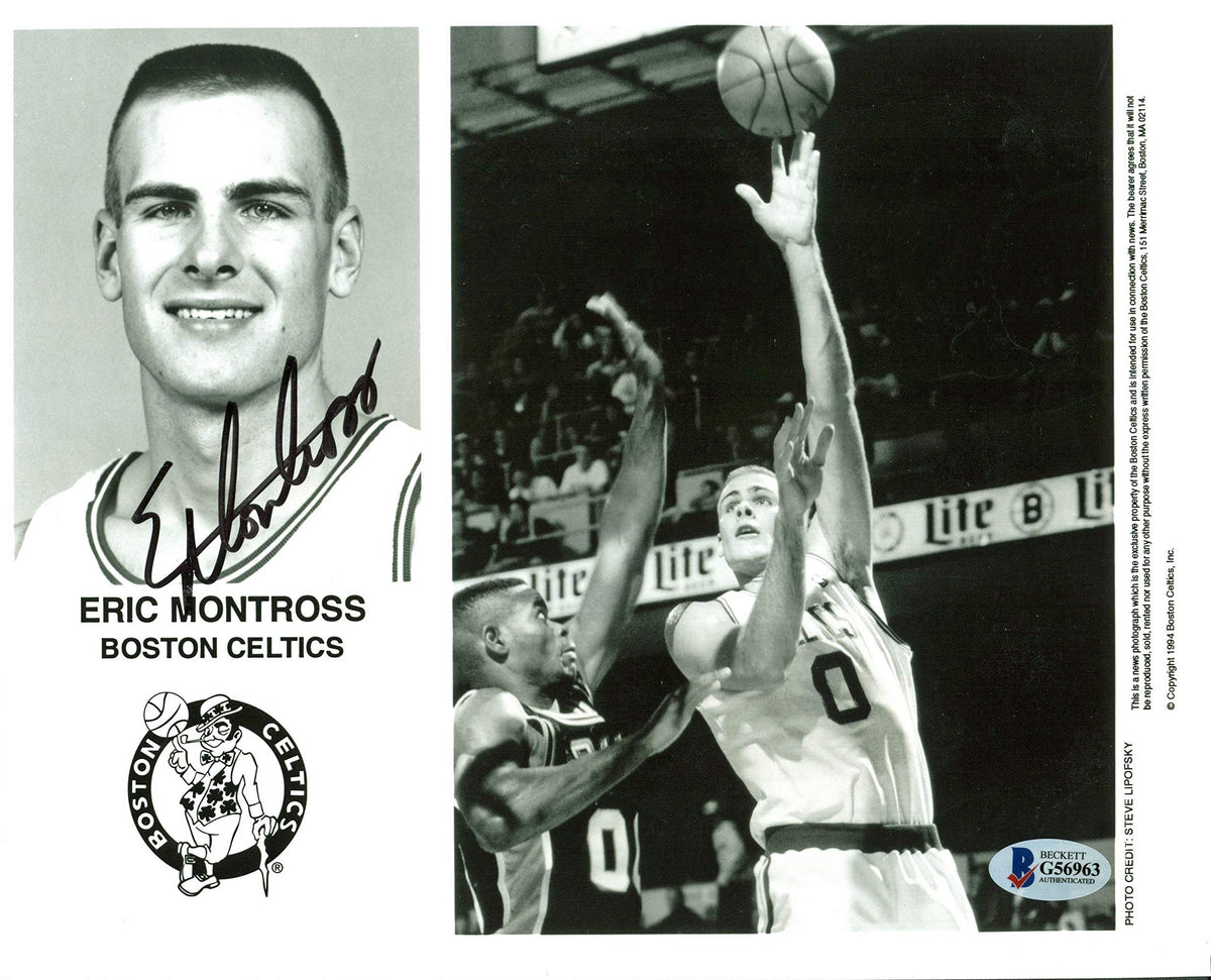 Celtics Eric Montross Authentic Signed 8x10 Photo Autographed BAS #G56963