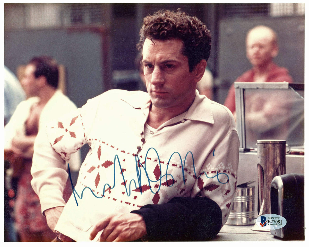 Robert Deniro Raging Bull Authentic Signed 8x10 Photo Autographed BAS #E27081