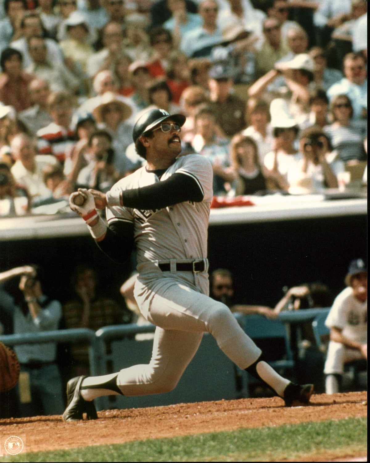 Yankees Reggie Jackson 8x10 PhotoFile Swinging Photo Un-signed