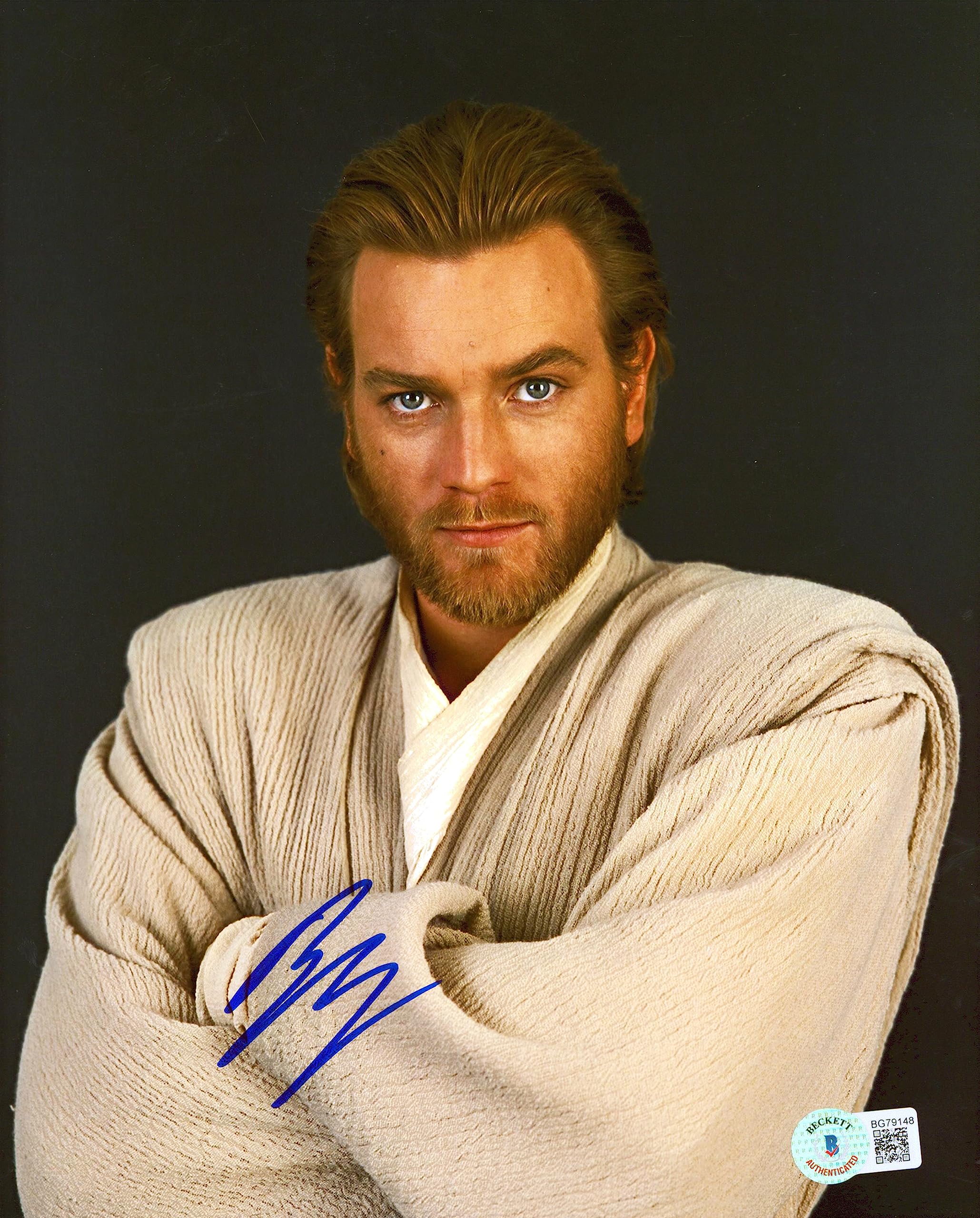Ewan McGregor Star Wars Authentic Signed 8x10 Photo Autographed BAS #BG79148