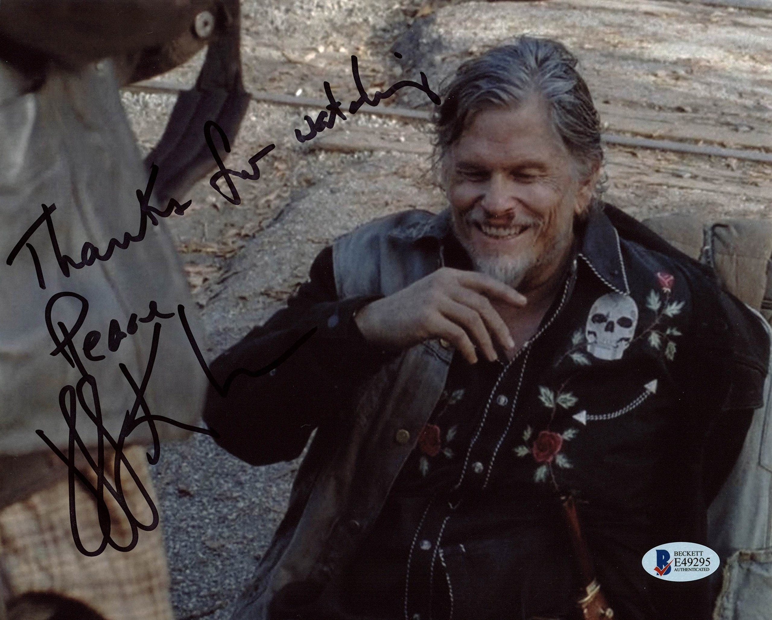 Jeff Kober The Walking Dead Authentic Signed 8x10 Photo Autographed BAS #E49295