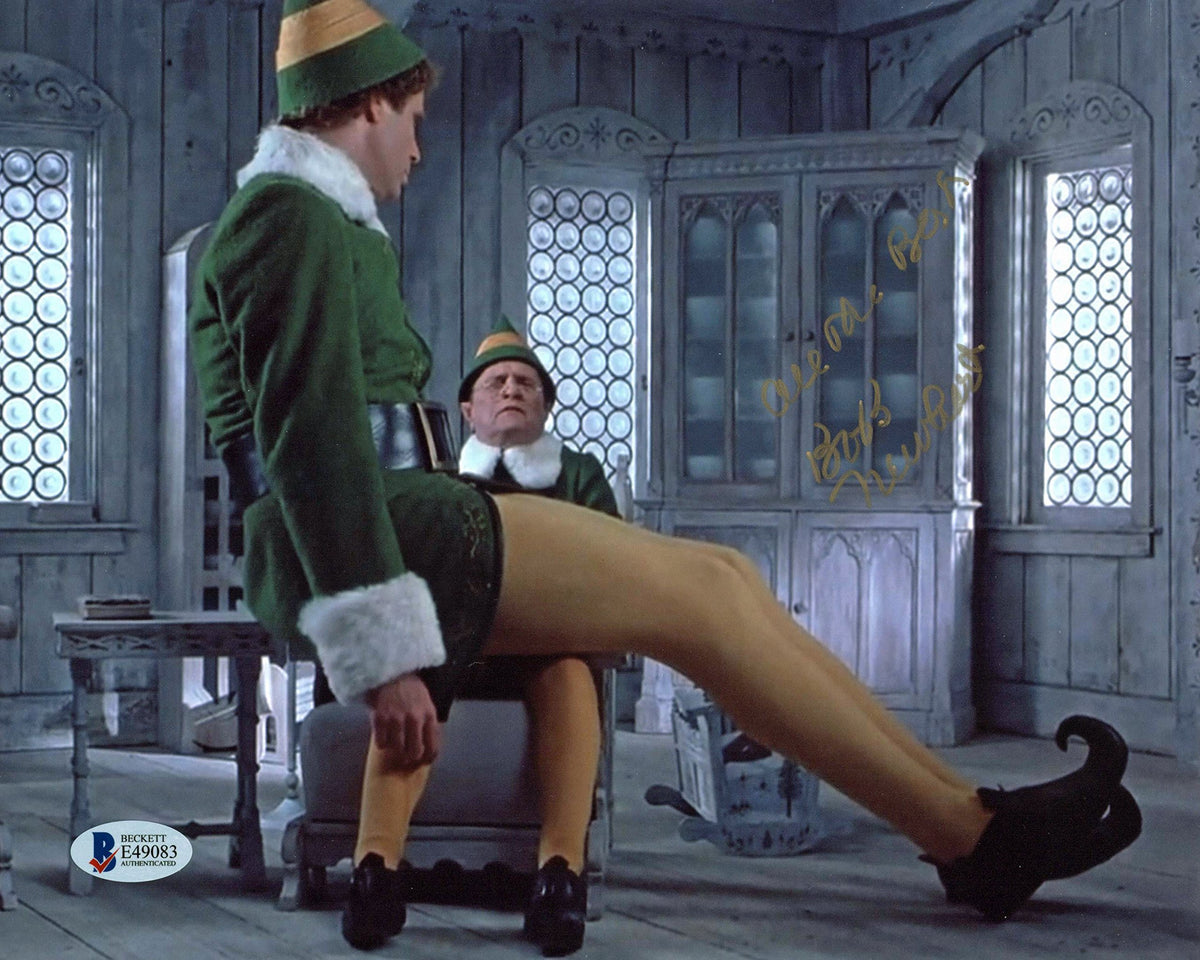 Bob Newhart Elf Authentic Signed 8x10 Photo Autographed BAS #E49083