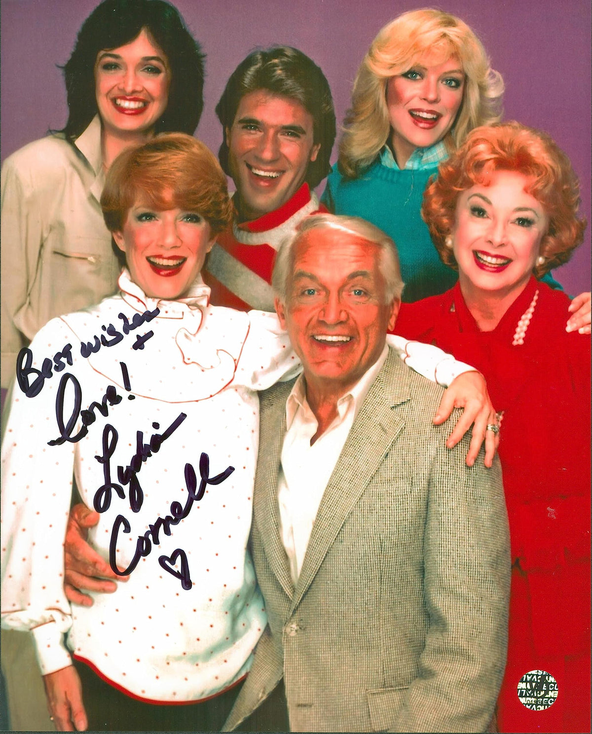 Lydia Cornell Too Close For Comfort Signed 8x10 Photo Wizard World #019069