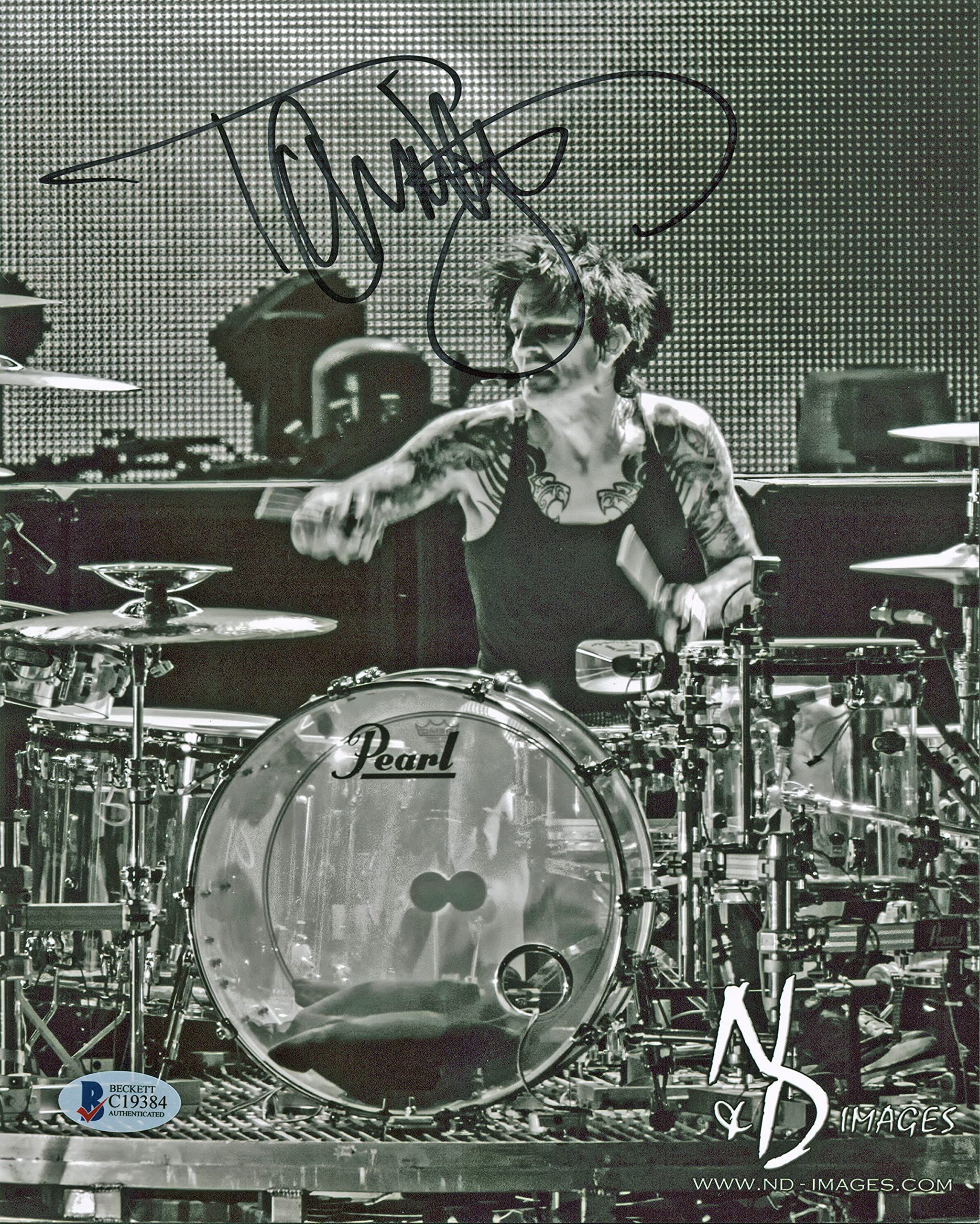 Tommy Lee Motley Crue Authentic Signed 8x10 Photo Autographed BAS #C19384