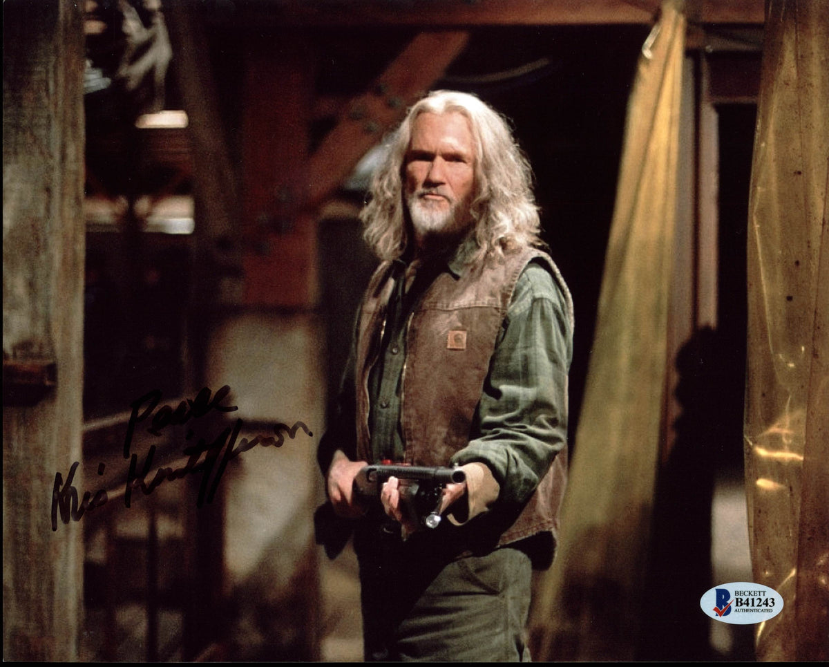Kris Kristofferson Blade Authentic Signed 8X10 Photo Autographed BAS #B41243