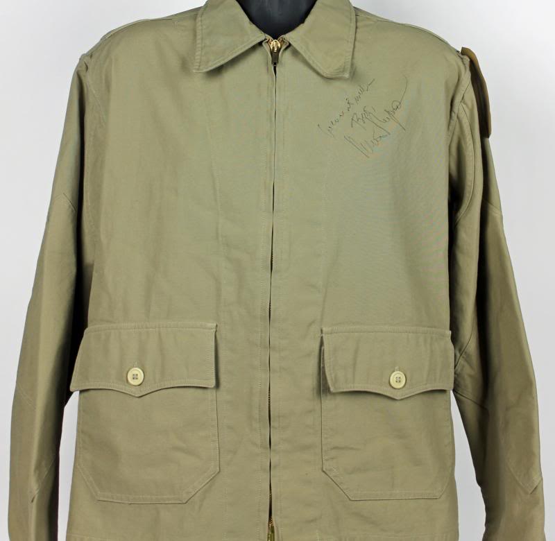 Robert Redford Authentic Signed Used Jacket From The Movie Spy Game PSA #U07996