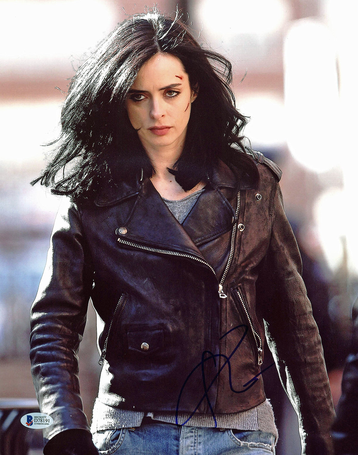 Krysten Ritter Jessica Jones Authentic Signed 11x14 Photo Autographed BAS D78191