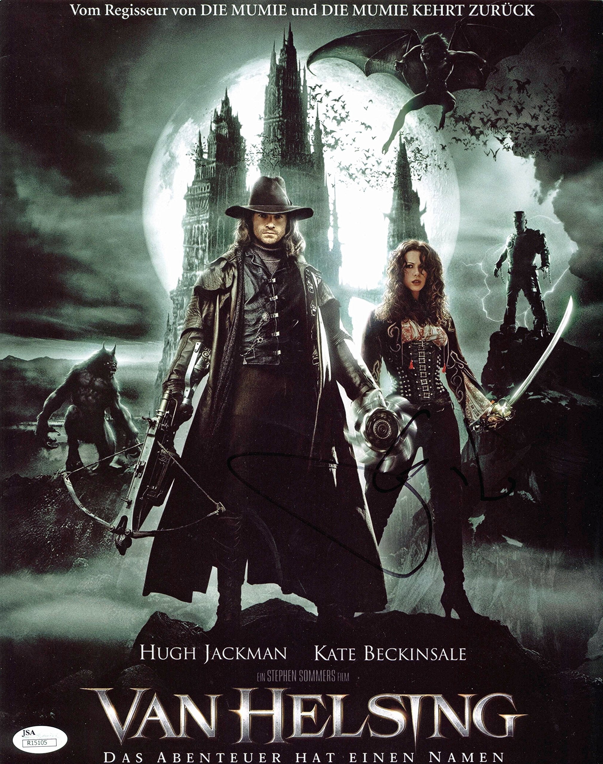 Hugh Jackman Van Helsing Authentic Signed 11X14 Photo Autographed JSA #R15105