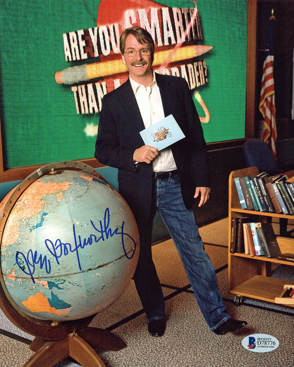 Jeff Foxworthy Are You Smarter Than A 5th Grader Signed 8x10 Photo BAS #D78776
