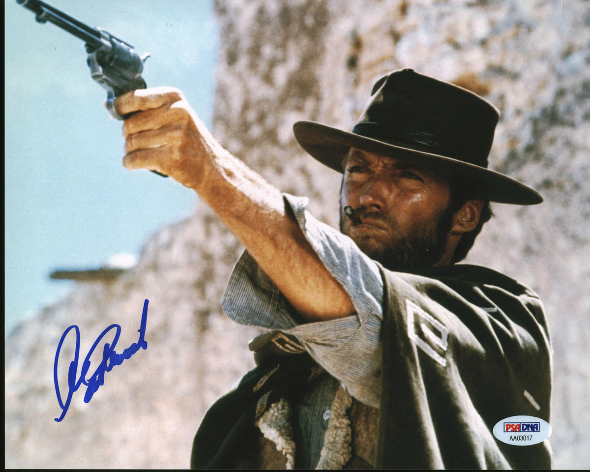 Clint Eastwood For A Few More Dollars Authentic Signed 8x10 Photo PSA #AA03017