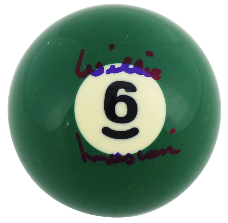 Willie Mosconi Authentic Signed #6 Billiards Pool Ball Autographed PSA #AA82169