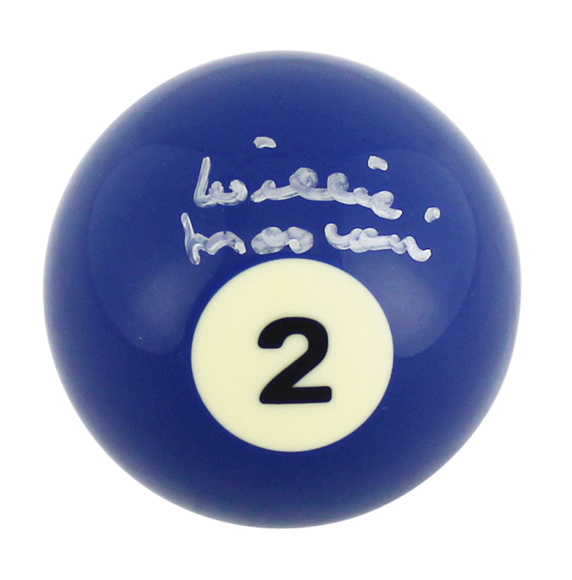 Willie Mosconi Authentic Signed Billiards Pool #2 Ball Autographed PSA #AA82178
