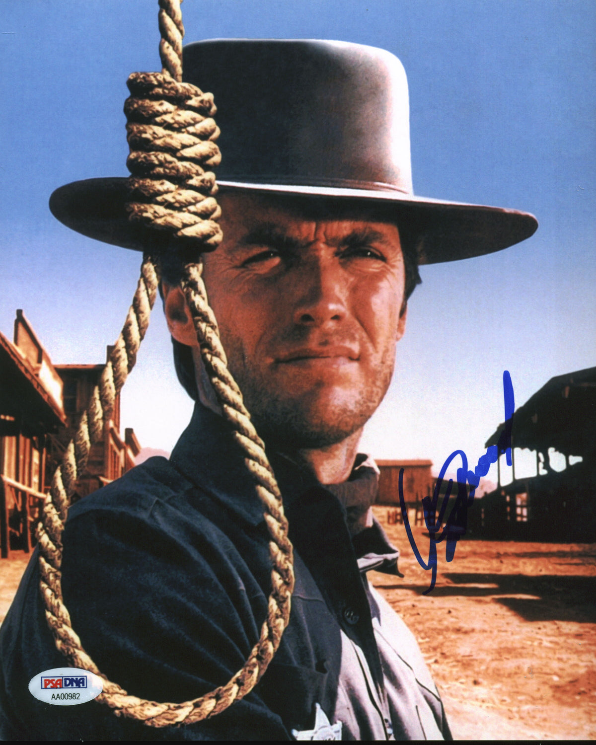 Clint Eastwood Good, the Bad & the Ugly Signed 8x10 Photo Auto 10! BAS #AC26952