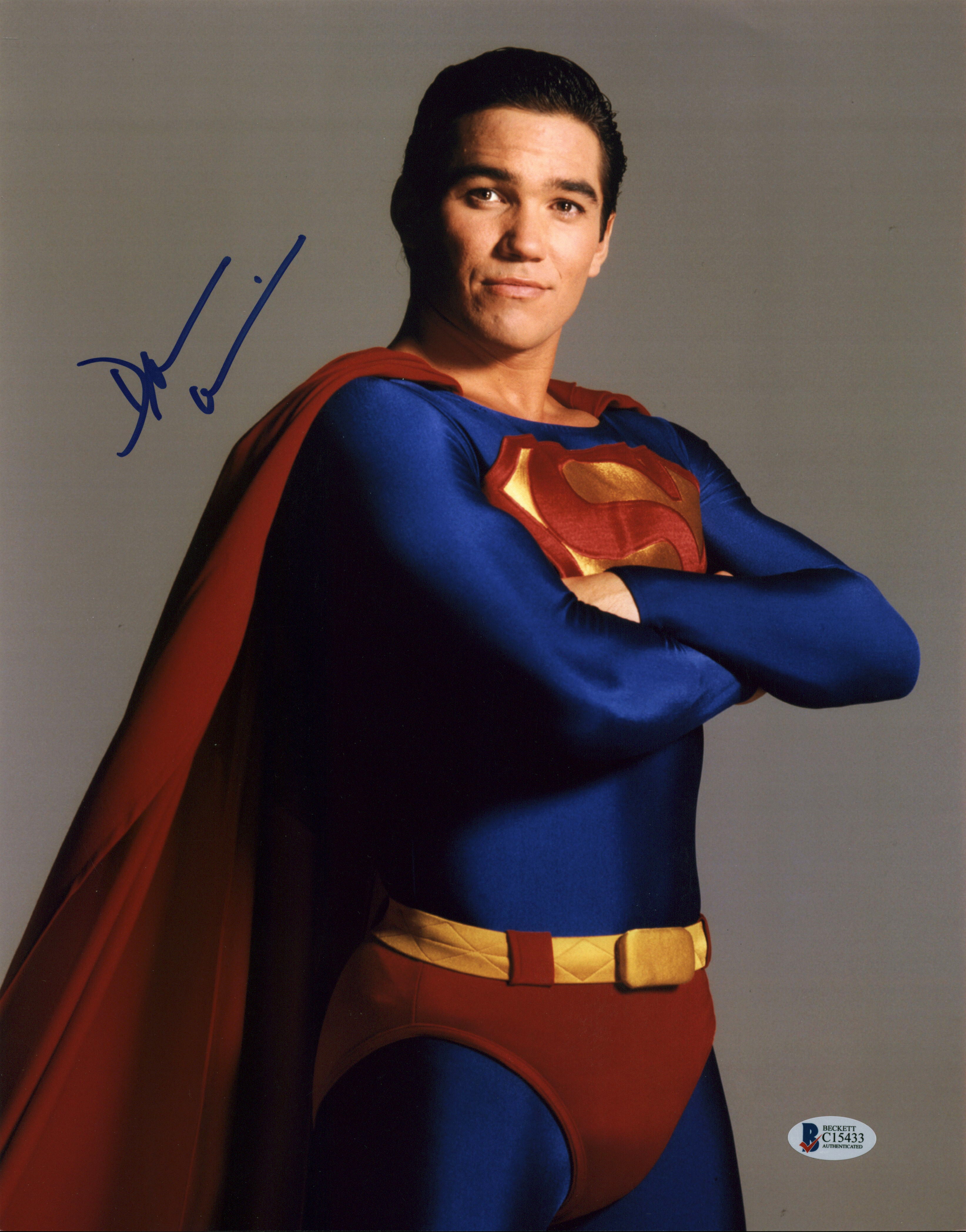 Dean Cain The New Adventures of Superman Signed 11x14 Photo BAS #C15433