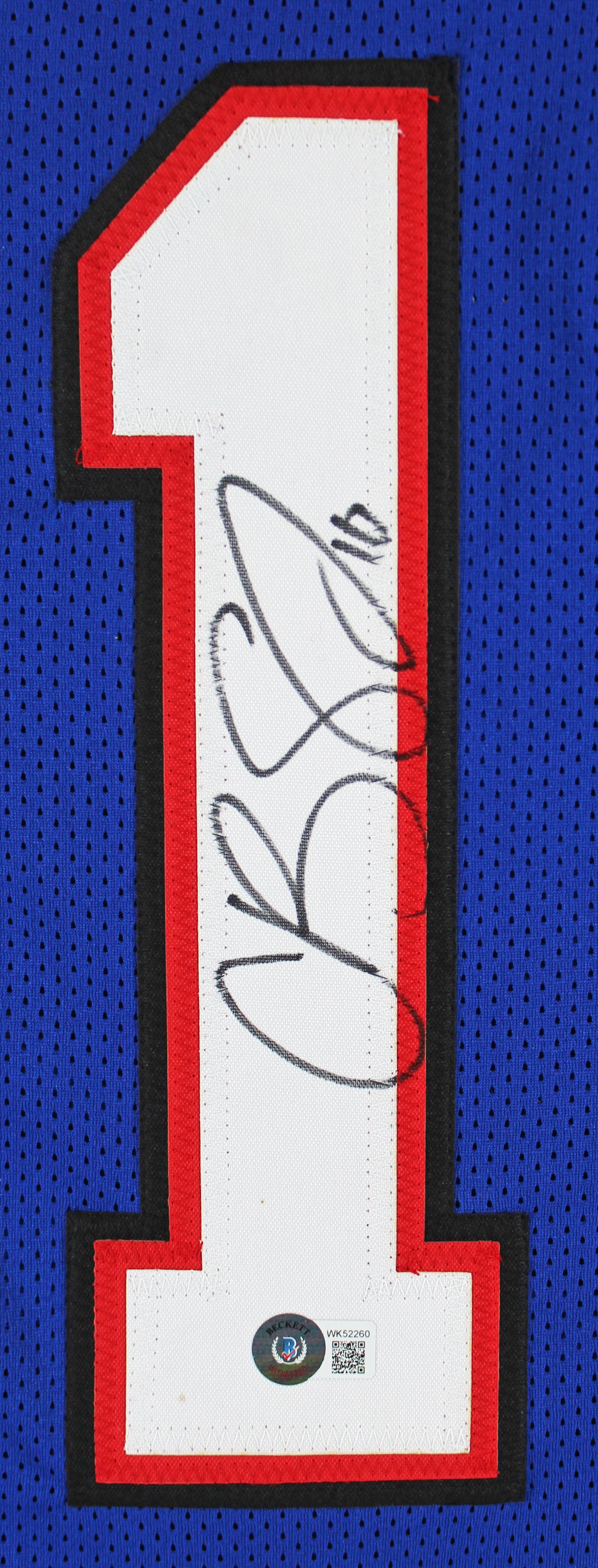 Cole Beasley Authentic Signed Blue Pro Style Framed Jersey Autographed BAS Wit