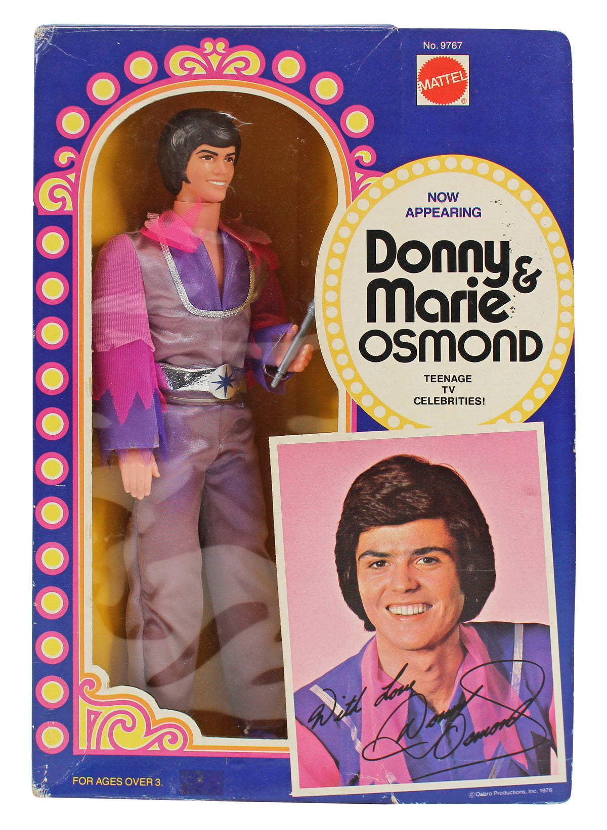 Donny and Marie Now Appearing Donny Osmond Mattel Action Figure