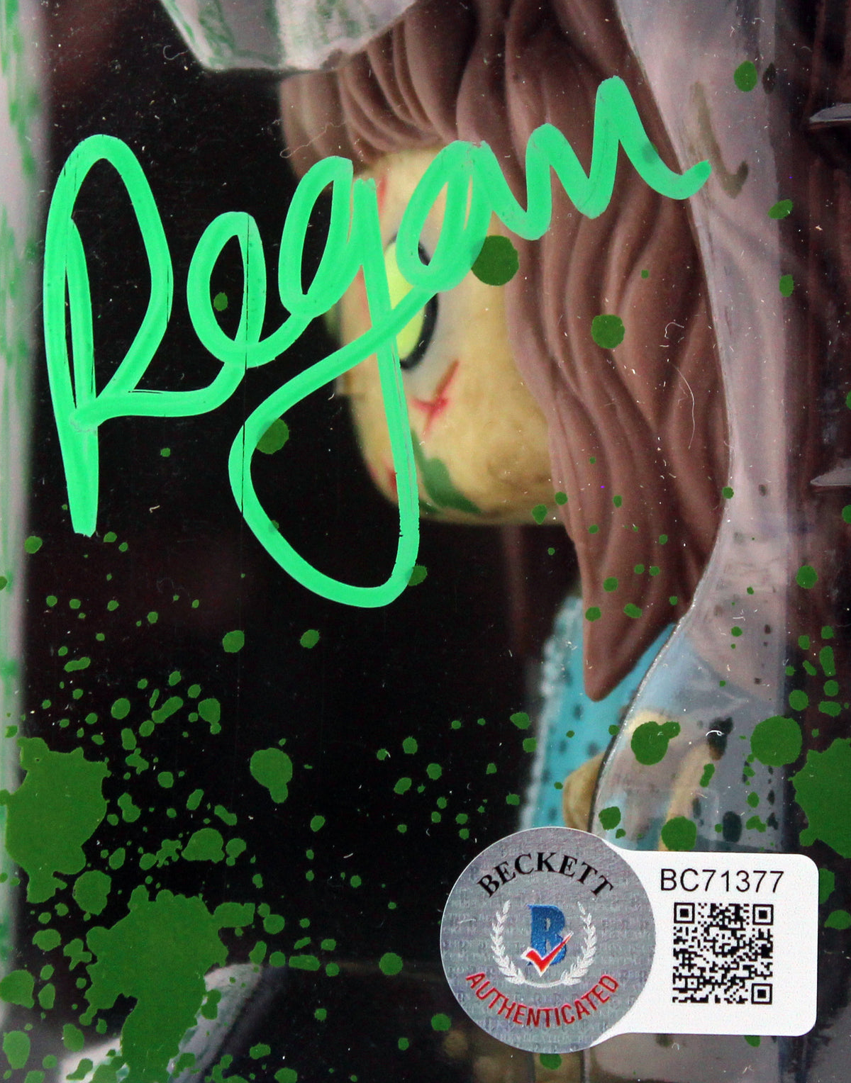 Linda Blair The Exorcist 2x Inscribed Signed Funko Pop Vinyl Figure BAS #BC17377