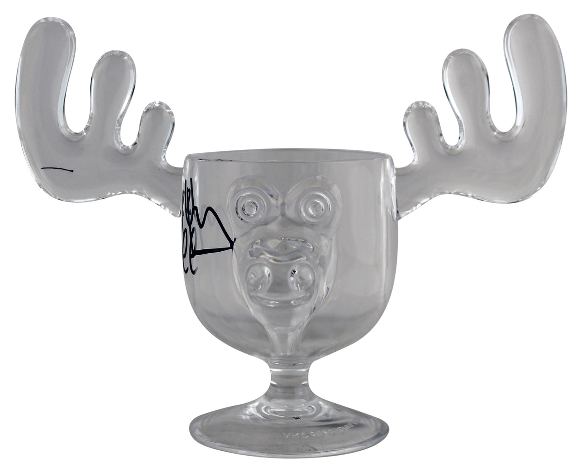 Chevy Chase Christmas Vacation Signed Acrylic Moose Mug BAS Witnessed #WM96492