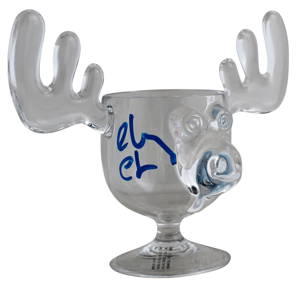 Chevy Chase Christmas Vacation Signed Acrylic Moose Mug BAS Witnessed #WM69494