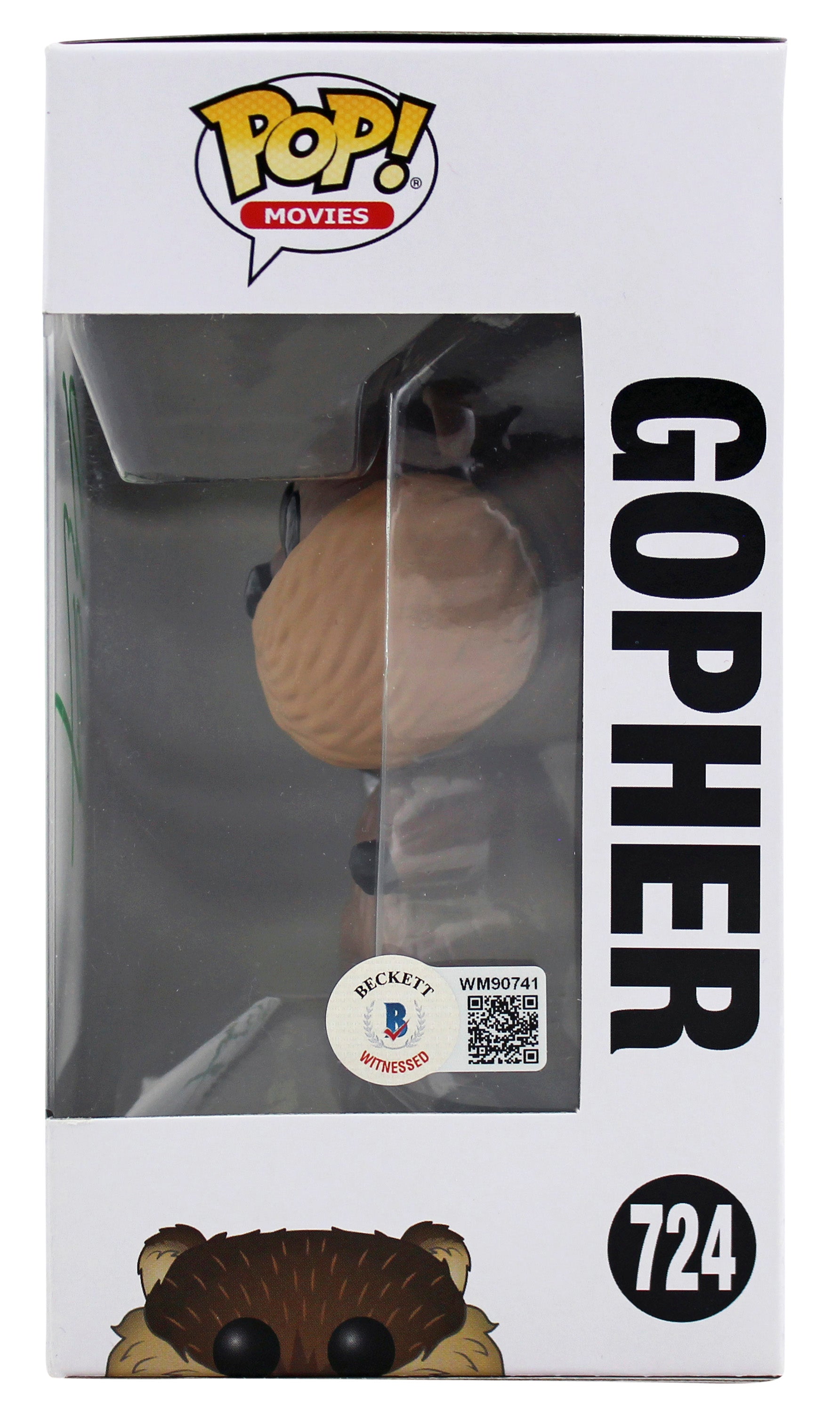 Chevy Chase Caddyshack Signed Gopher Funko Pop Vinyl Figure BAS Witnessed