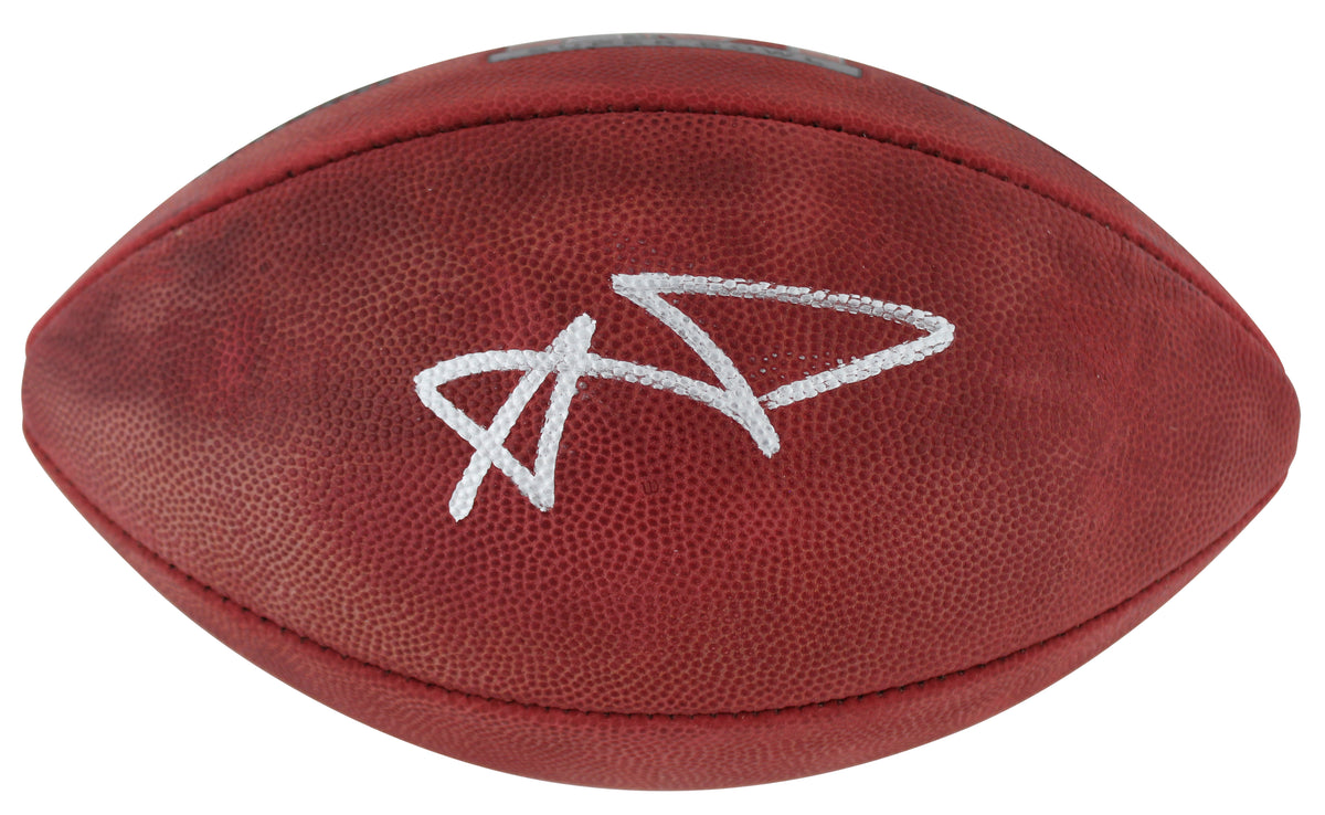 Rams Aaron Donald Signed Official Wilson SB LVI Logo Nfl Football BAS Witnessed