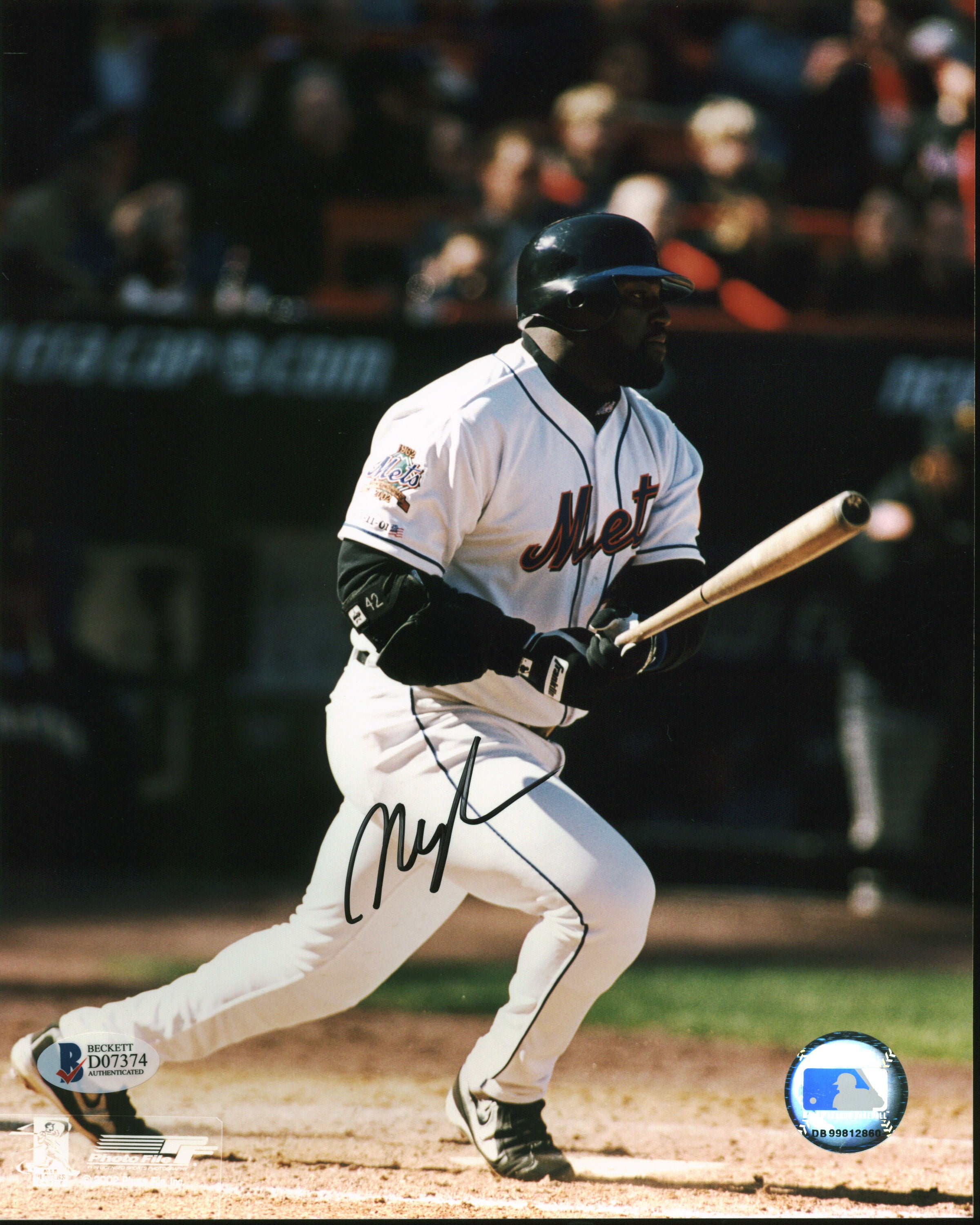 Mets Mo Vaughn Authentic Signed 8x10 Photo Autographed BAS #D07374