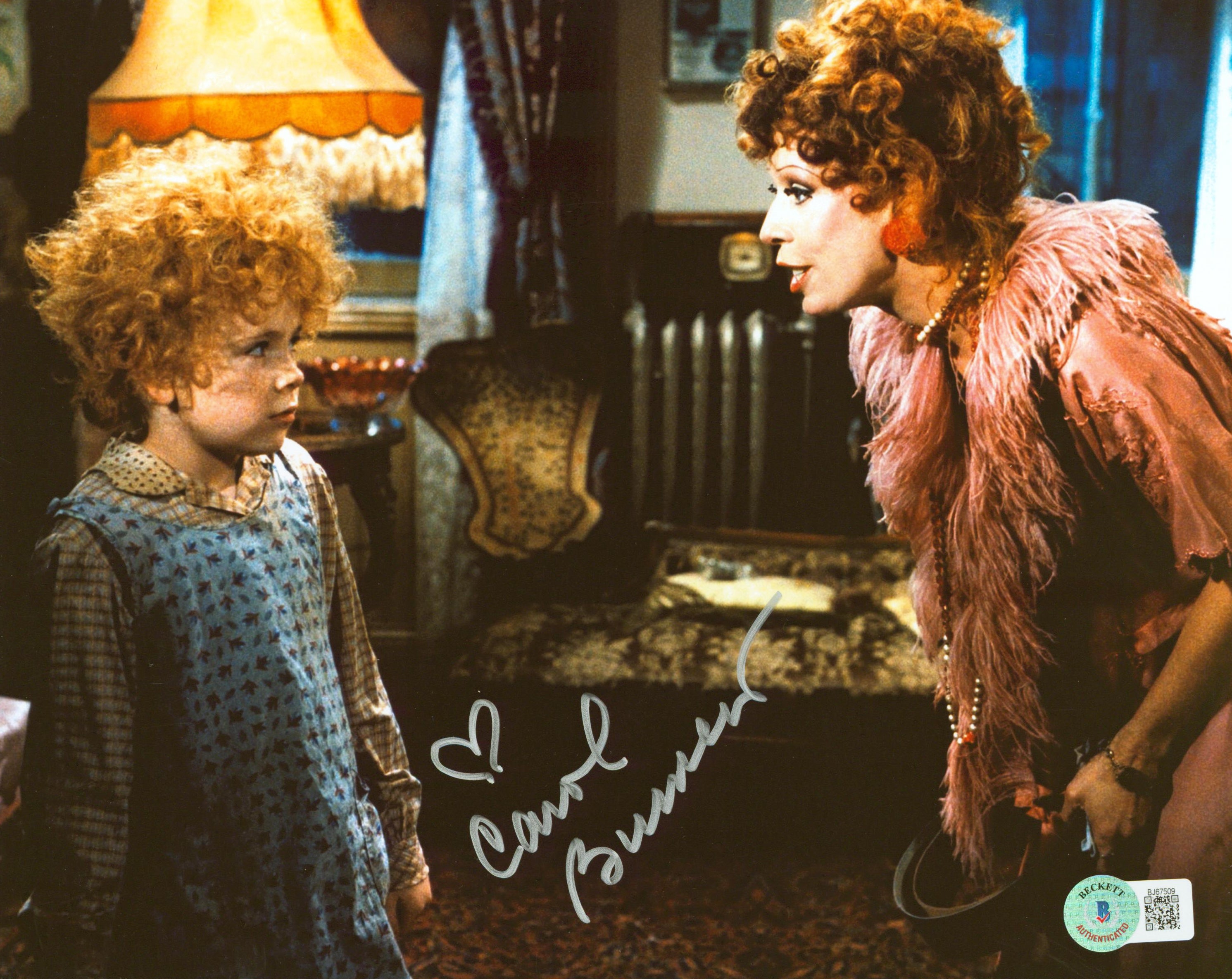 Carol Burnett Authentic Signed 8x10 Photo Autographed BAS #BJ67509