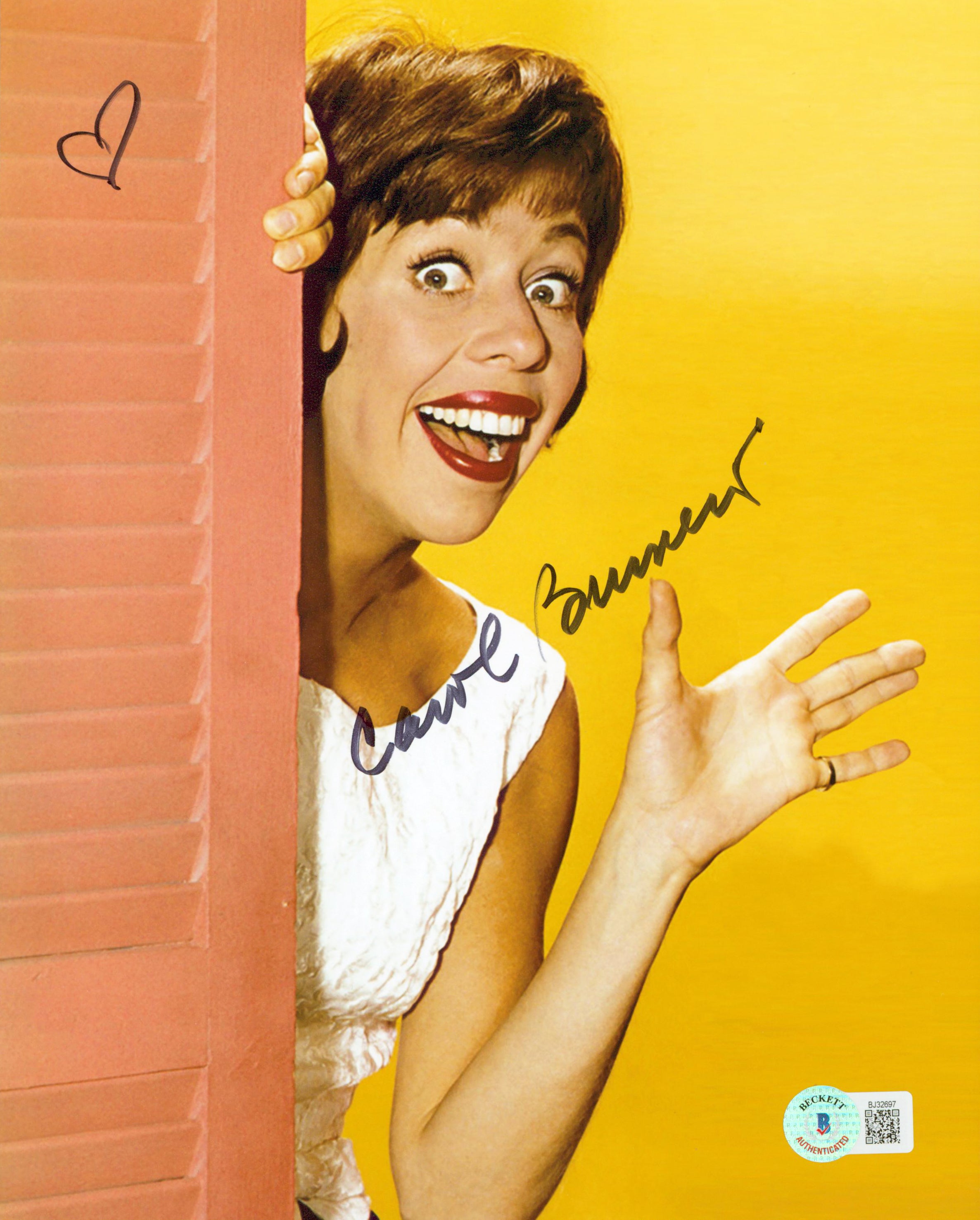 Carol Burnett Authentic Signed 8x10 Photo Autographed BAS #BJ32697