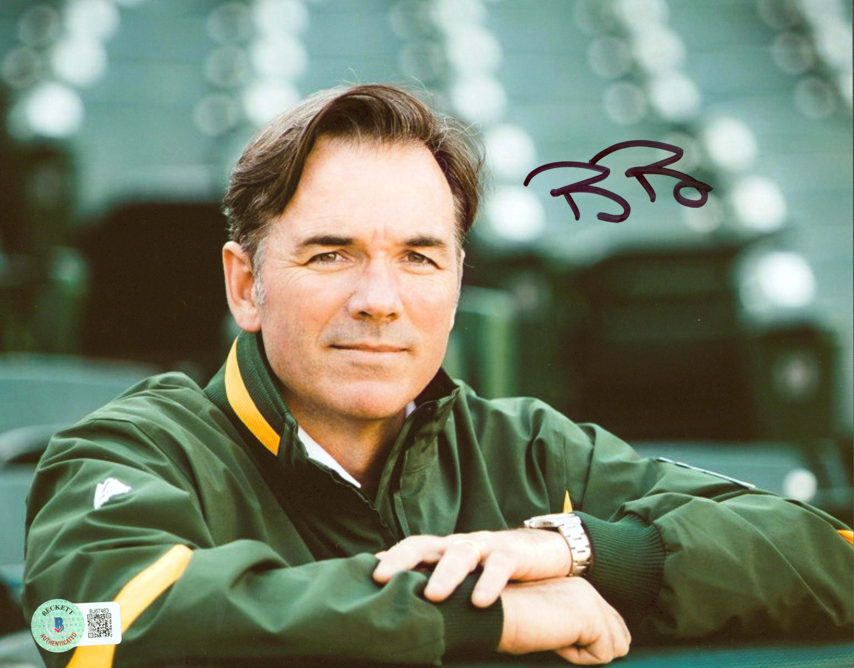 Athletics Billy Beane Authentic Signed 8x10 Photo BAS #BJ67463
