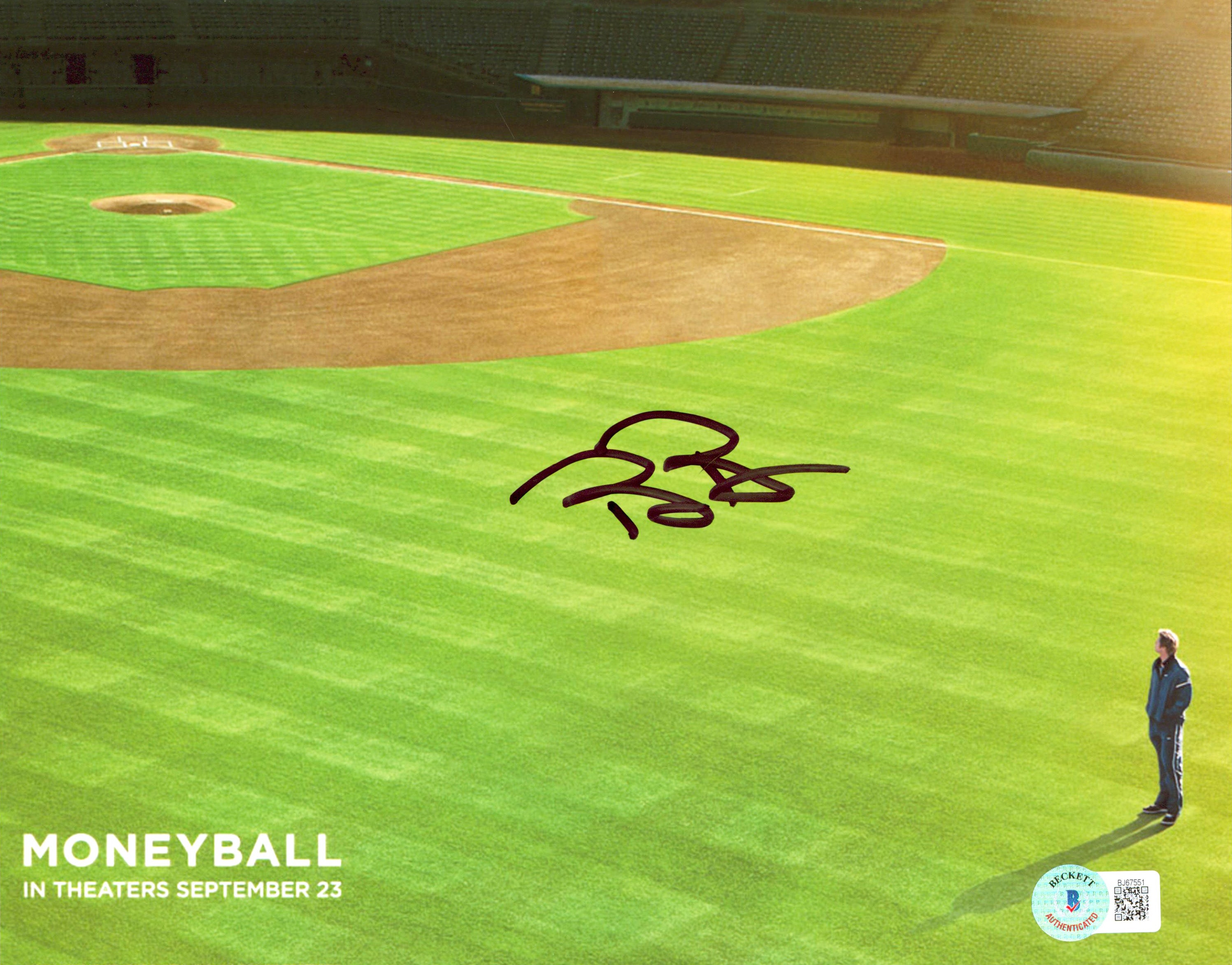 Athletics Billy Beane Moneyball Authentic Signed 8x10 Photo BAS #BJ67551