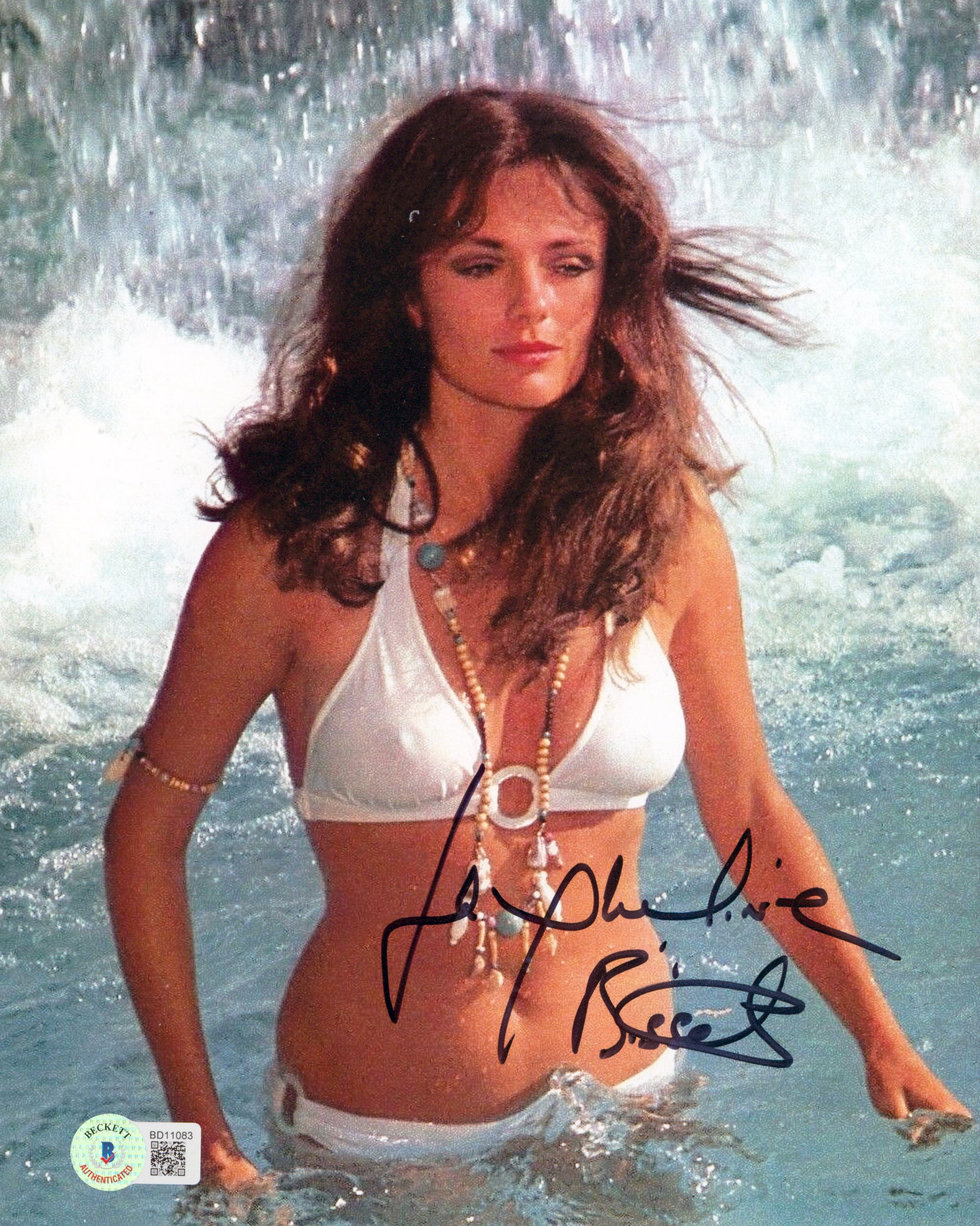 Jacqueline Bisset The Deep Authentic Signed 8x10 Sexy Photo BAS #BD11083
