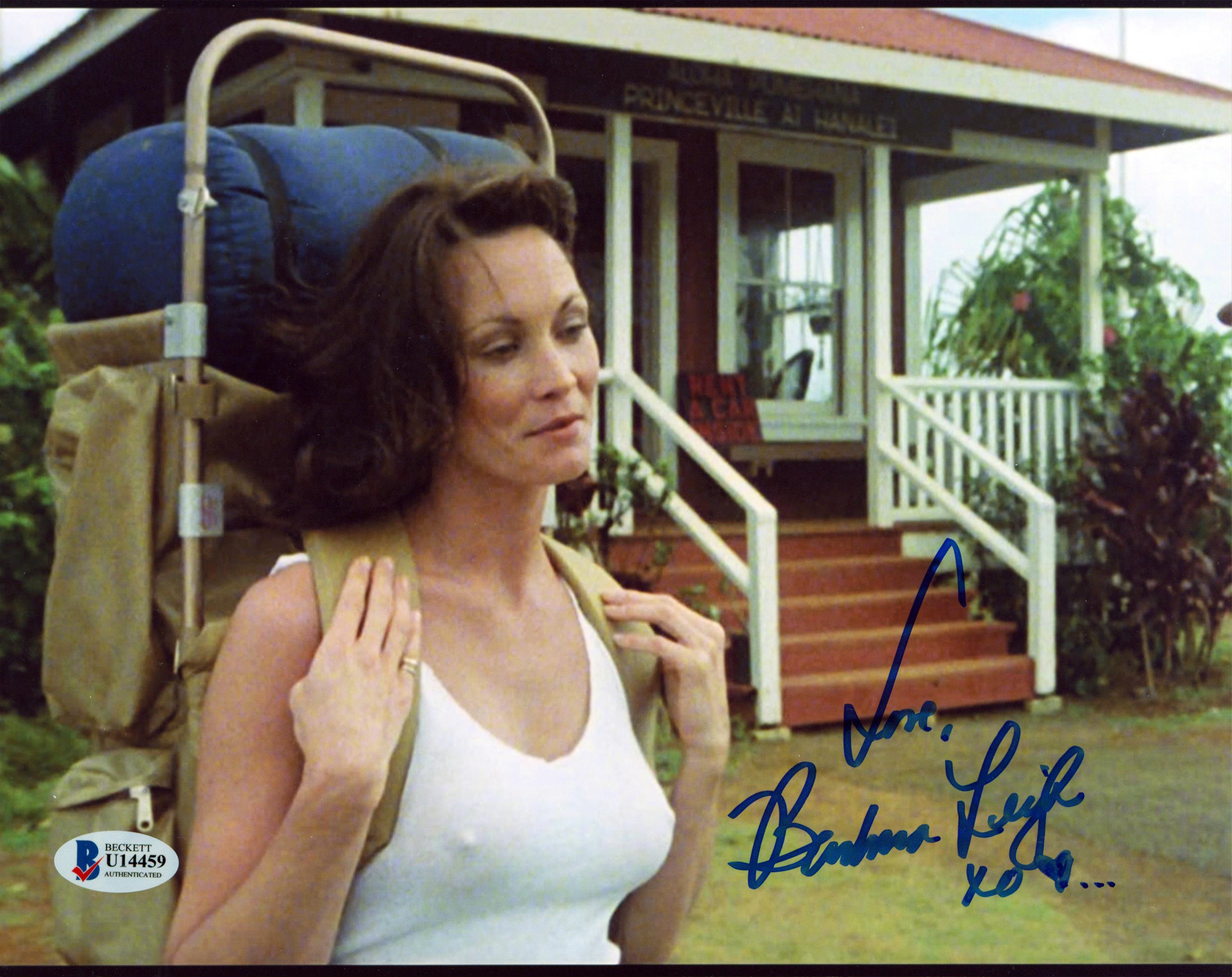 Barbara Leigh Vampirella "Love XO" Authentic Signed 8x10 Sexy Photo BAS #U14459