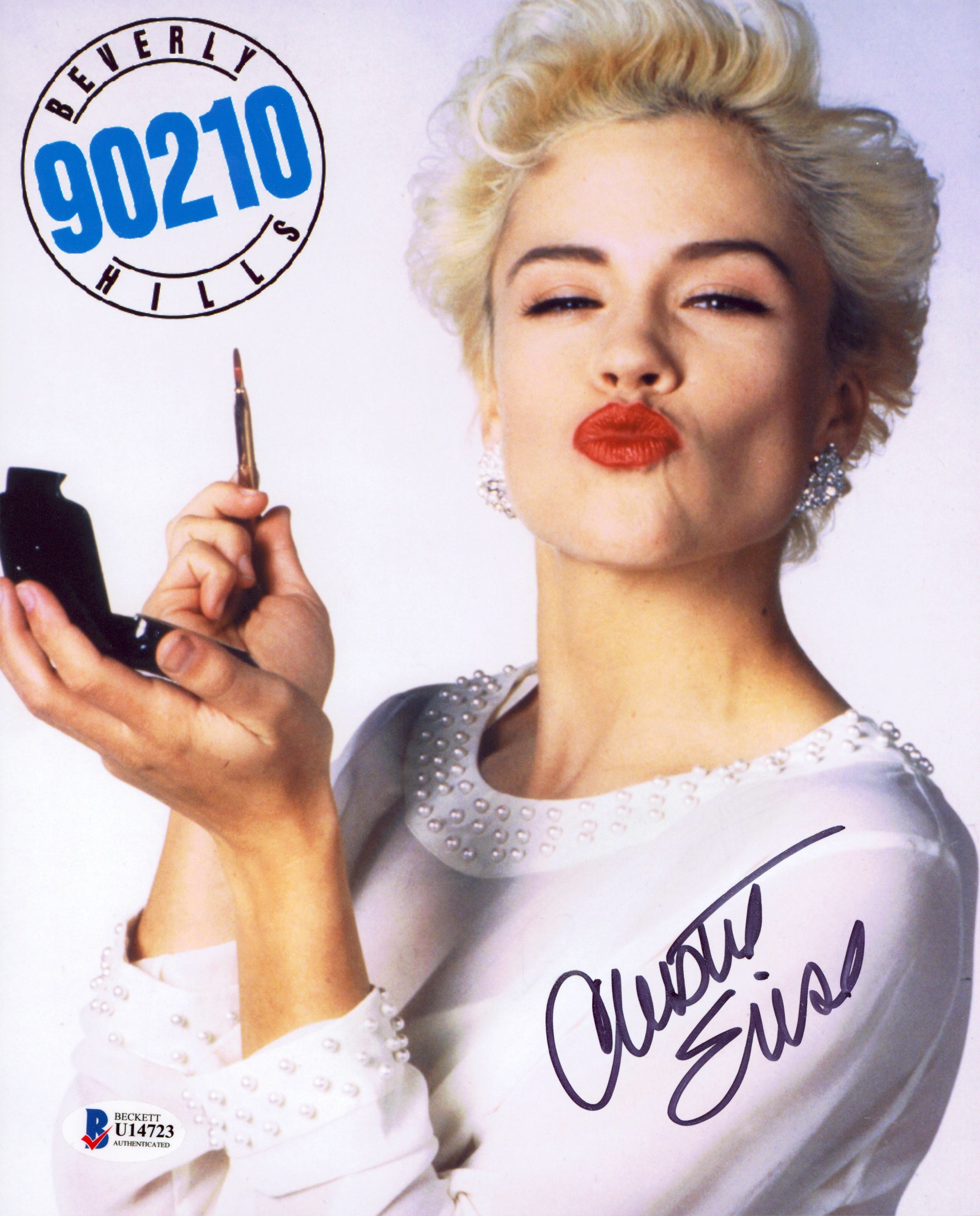 Christine Elise Beverly Hills 90210 Authentic Signed 8x10 Photo BAS #U14723