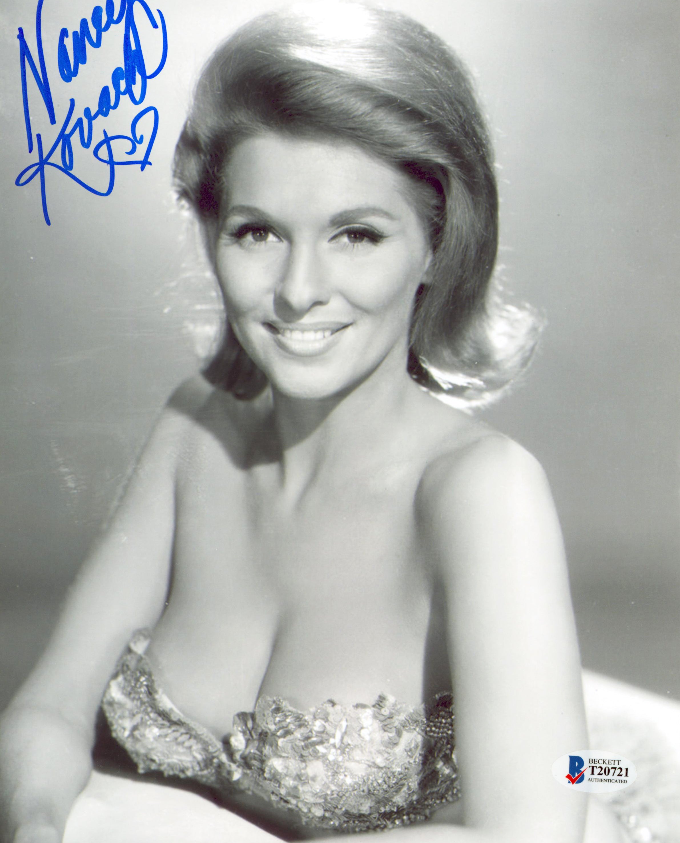 Nancy Kovack Jason and the Argonauts Signed 8x10 Sexy Photo BAS #T20721