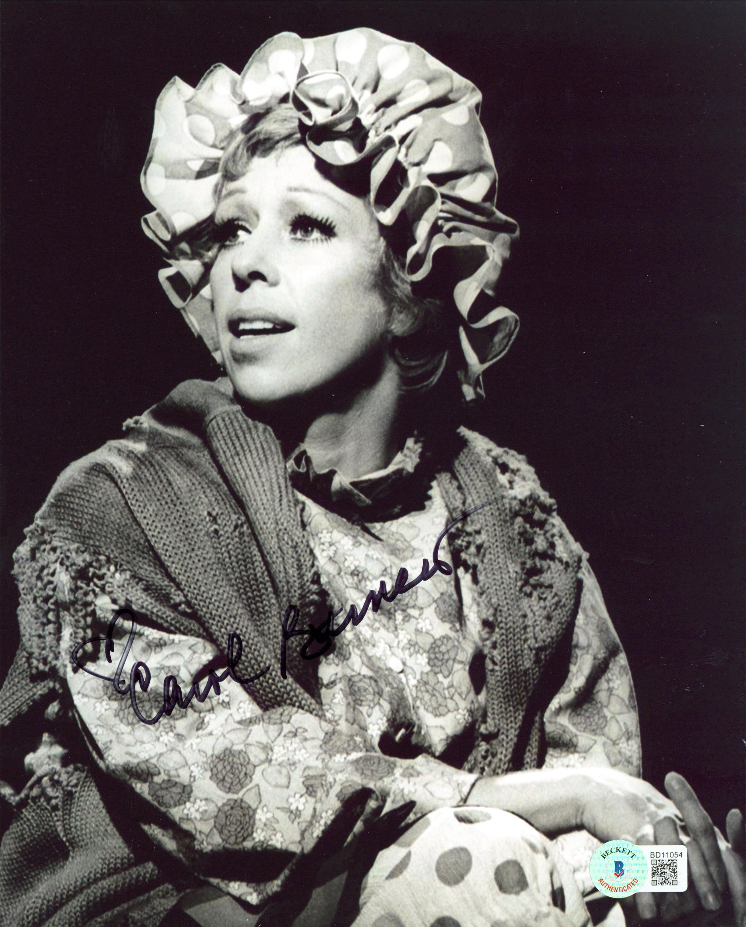 Carol Burnett Authentic Signed 8x10 Photo Autographed BAS #BD11054