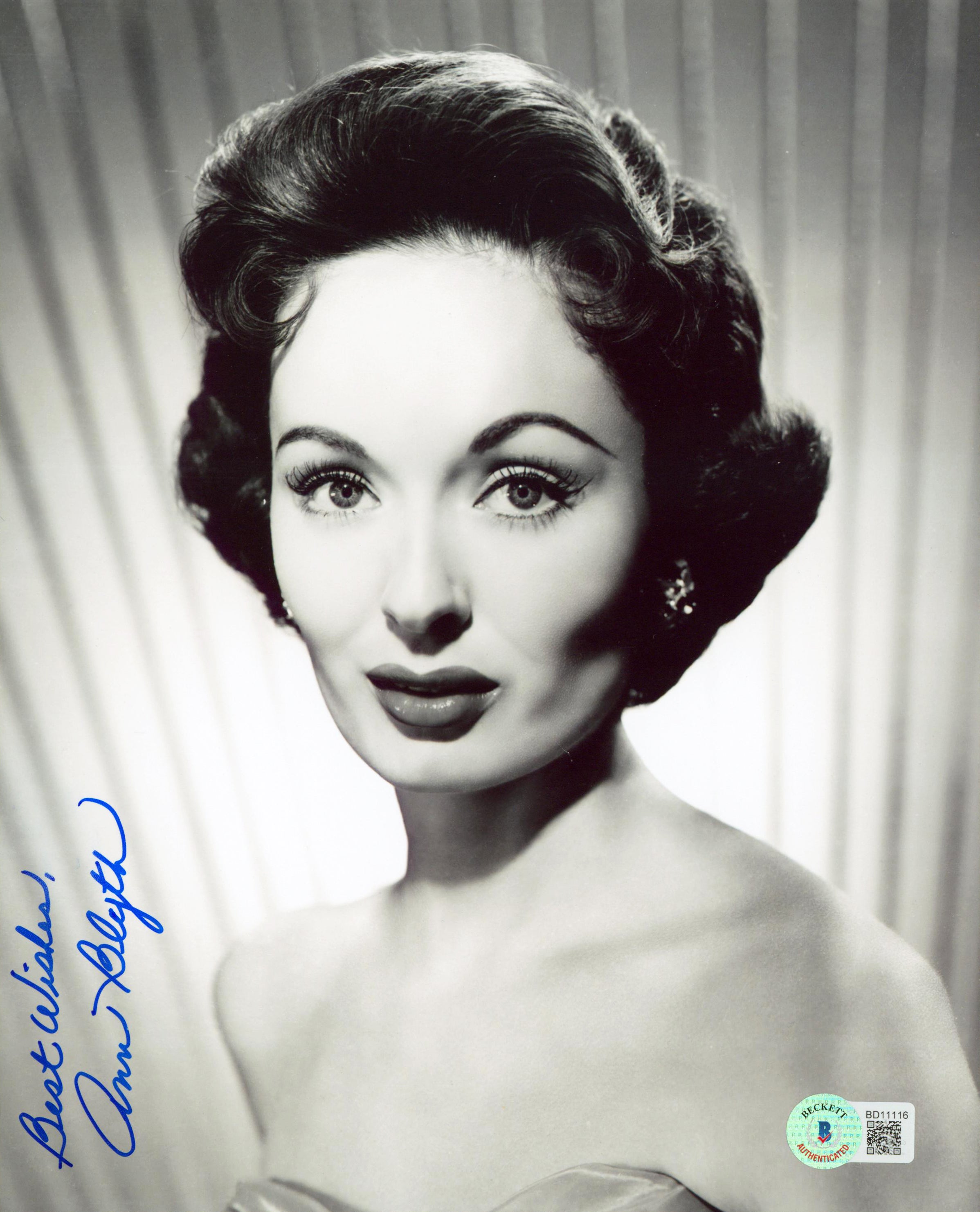 Ann Blyth Our Very Own "Best Wishes" Authentic Signed 8x10 Photo BAS #BD11116