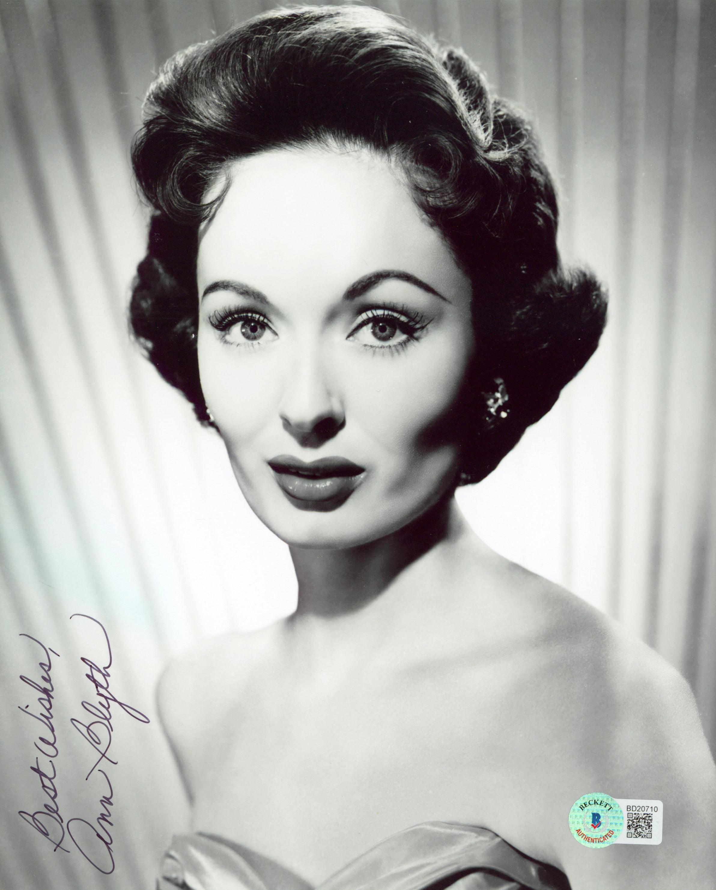 Ann Blyth Our Very Own "Best Wishes" Authentic Signed 8x10 Photo BAS #BD20710