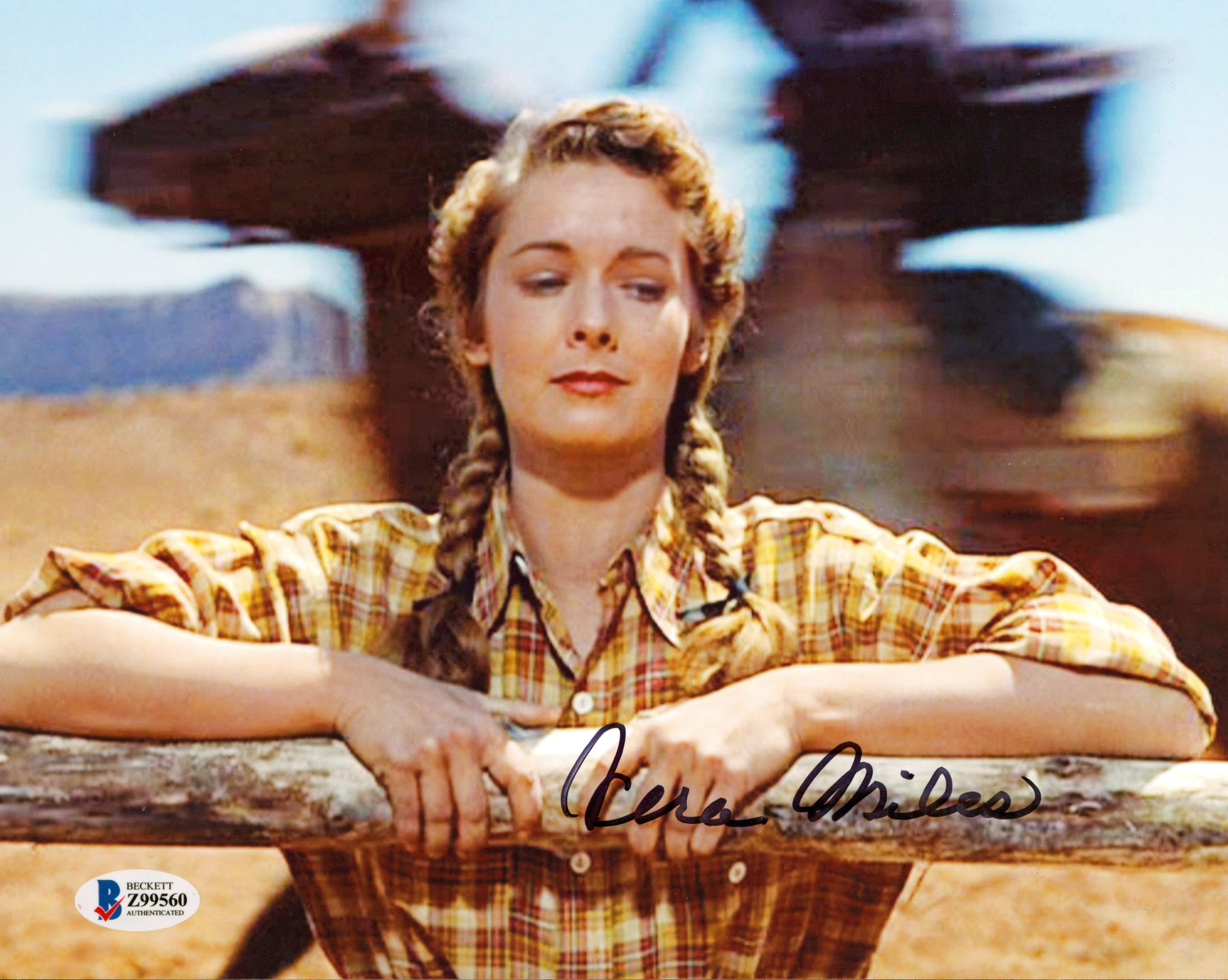 Vera Miles Psycho Authentic Signed 8x10 Photo Autographed BAS #Z99560