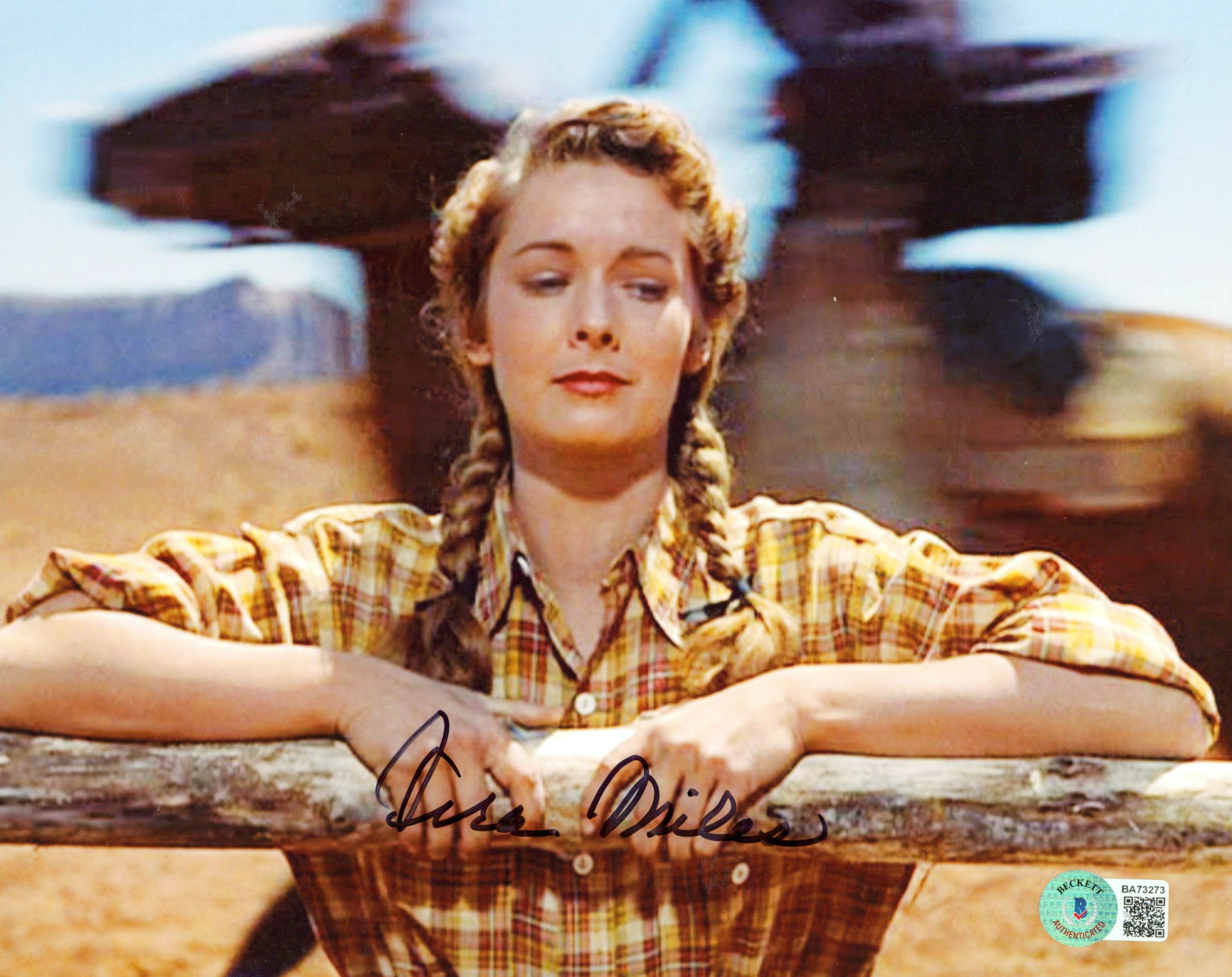 Vera Miles Psycho Authentic Signed 8x10 Photo Autographed BAS #BA73273