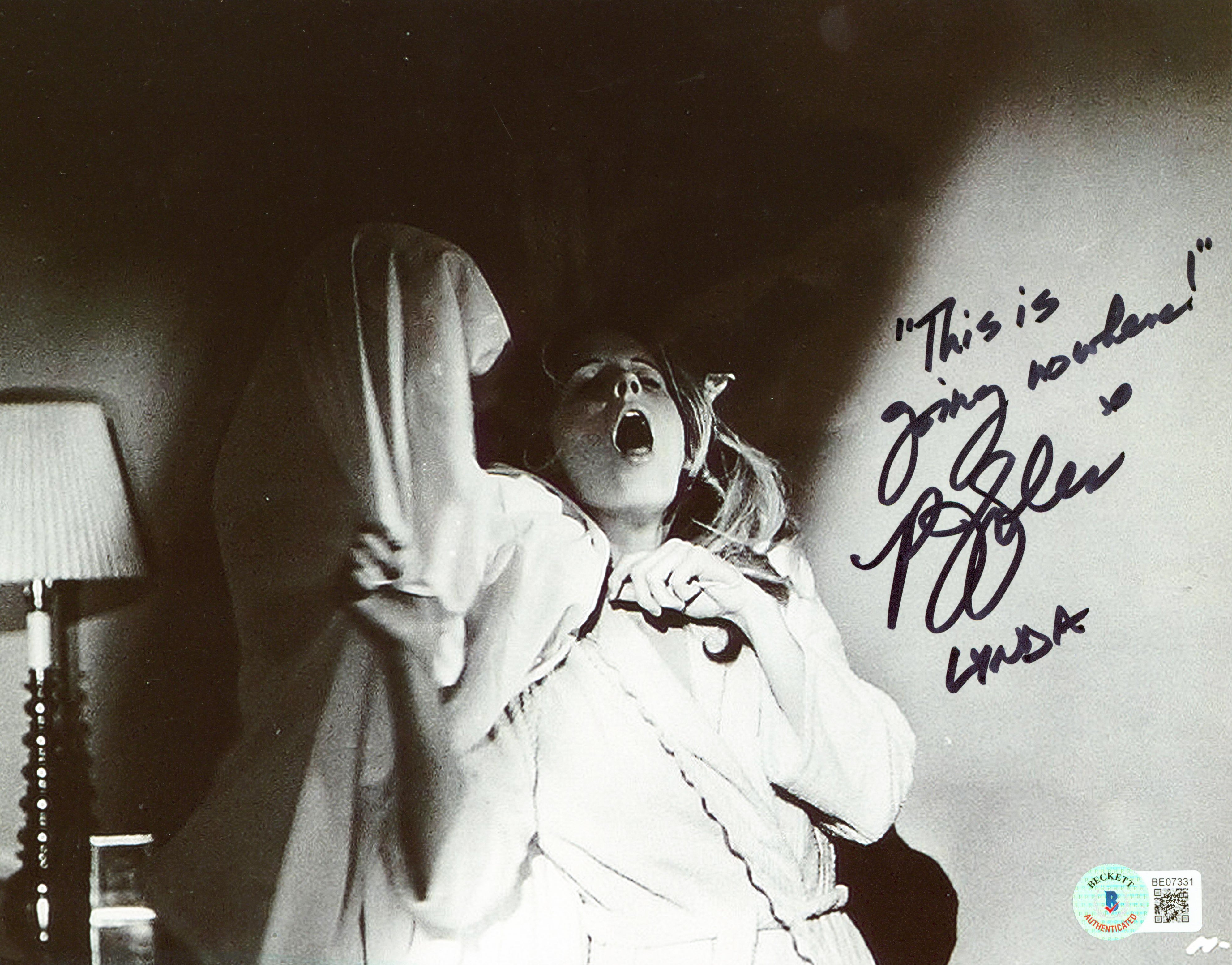 P.J. Soles Halloween "going nowhere! Lynda" Signed 8x10 Photo BAS #BE07331