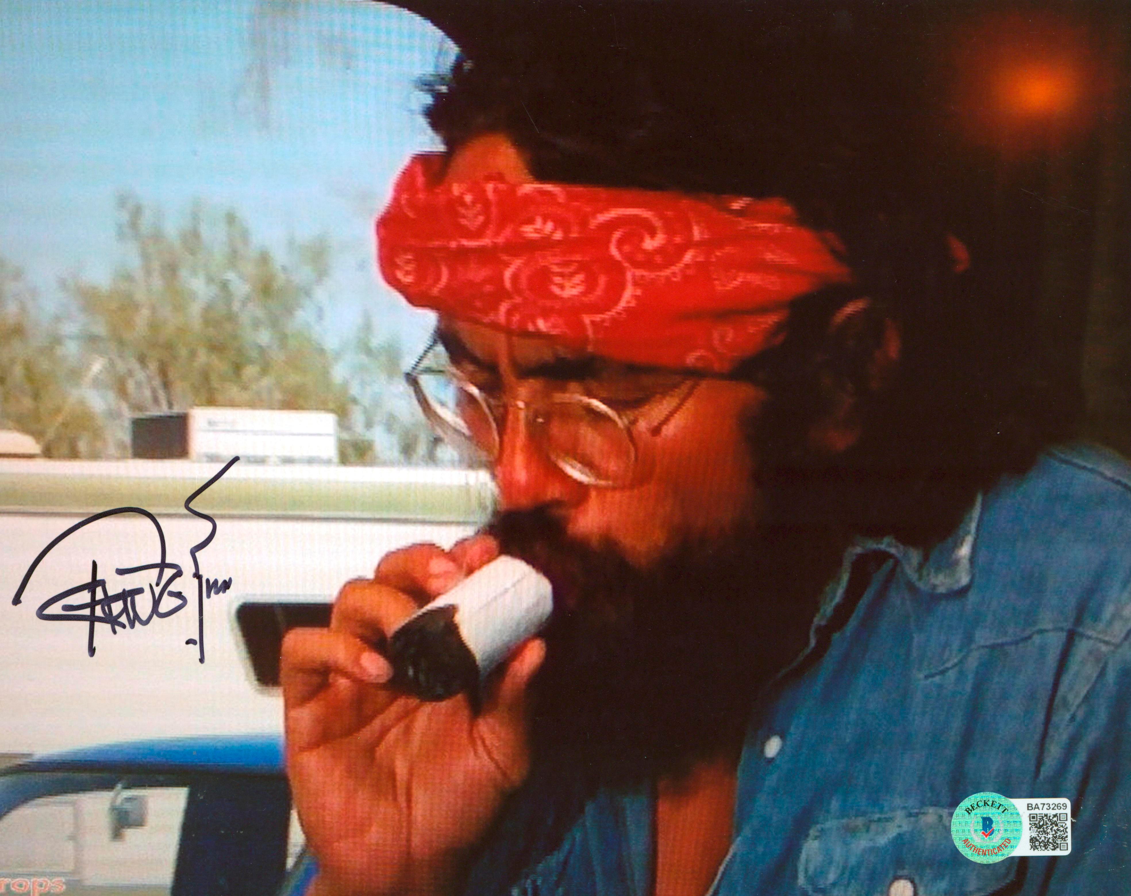 Tommy Chong Cheech & Chong's Up In Smoke Signed 8x10 Horizontal Photo BAS 2