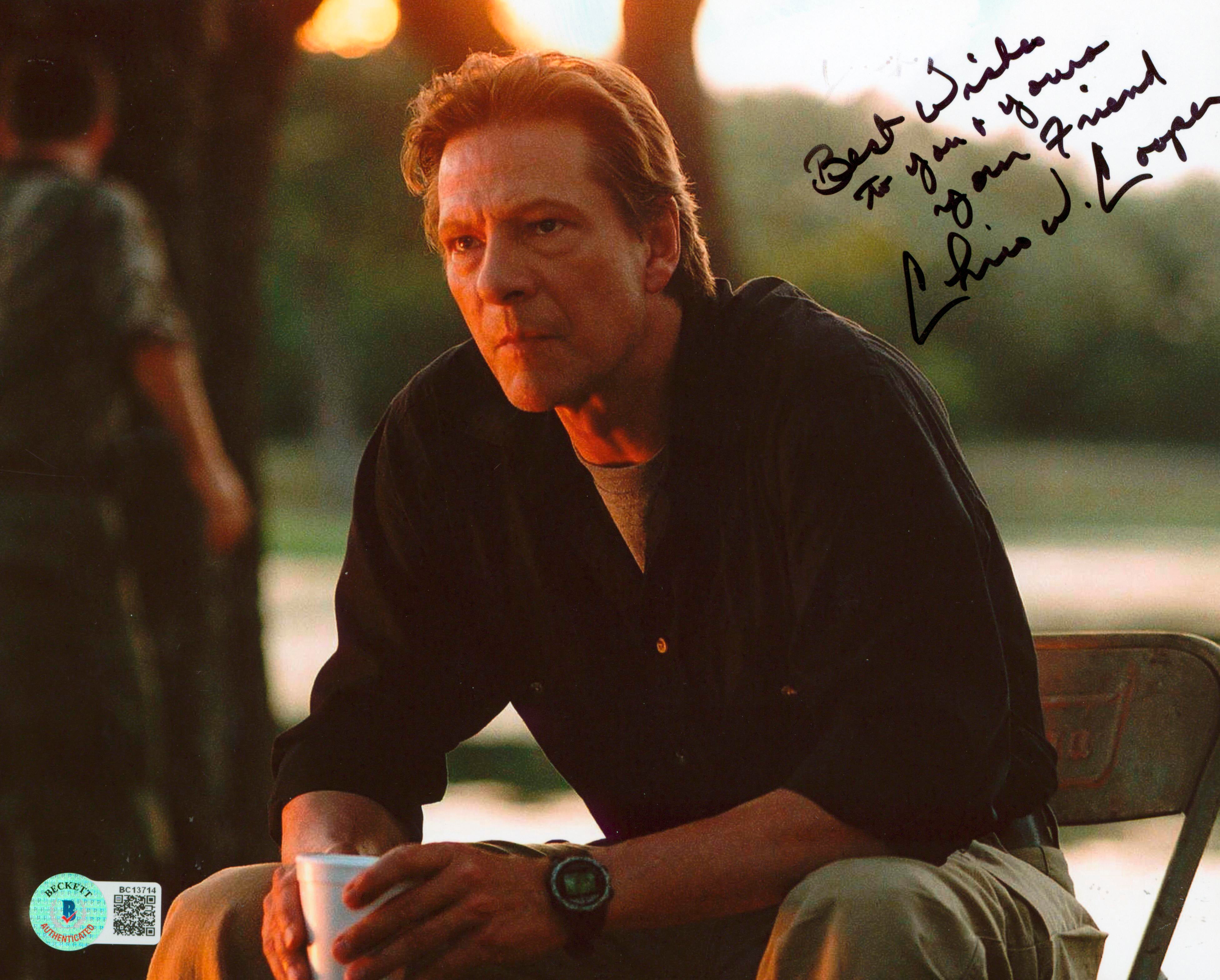Chris Cooper Syriana "Best wishes" Signed 8x10 Photo Autographed BAS #BC13714