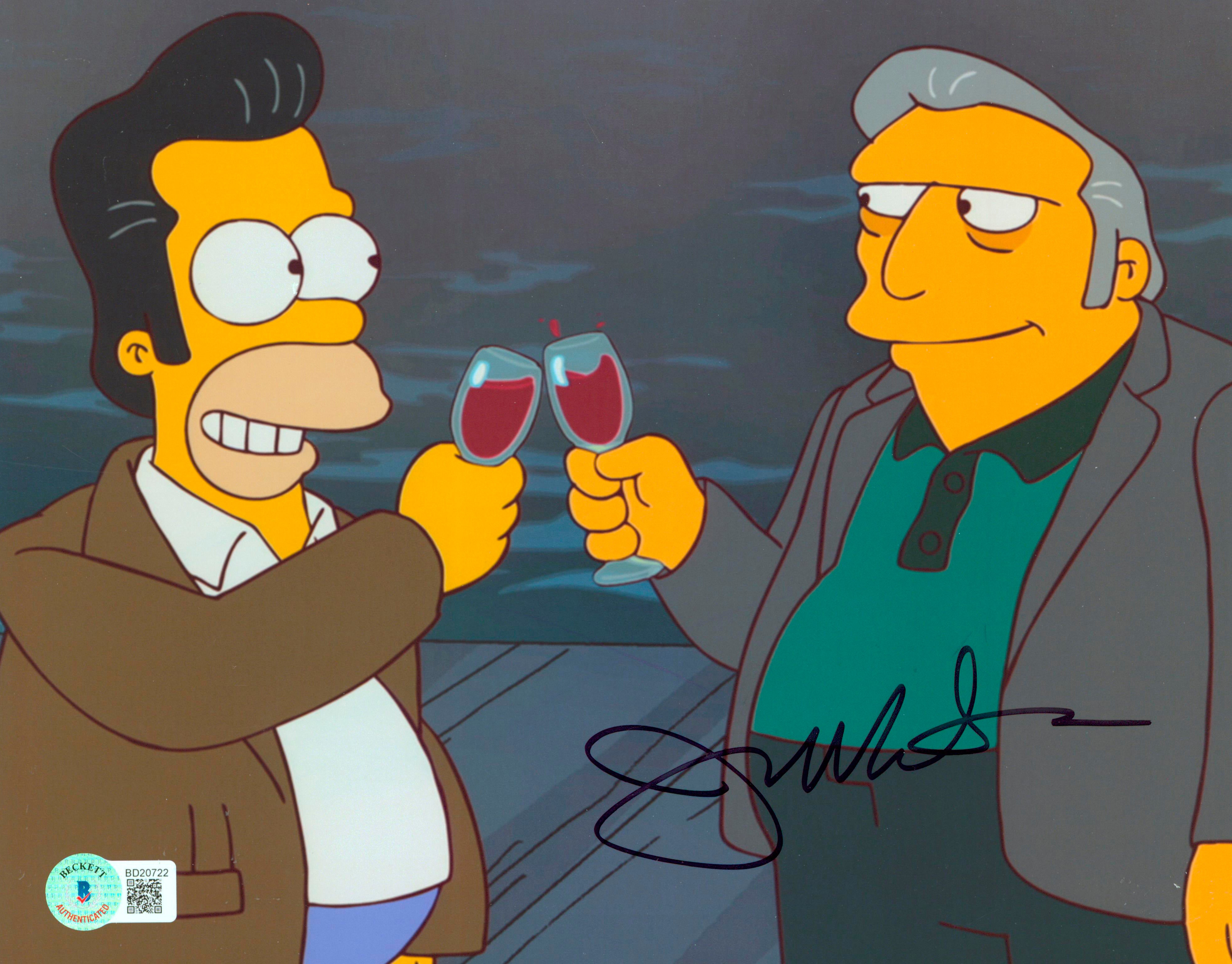 Joe Mantegna The Simpsons Authentic Signed 8x10 Photo Autographed BAS #BD20722