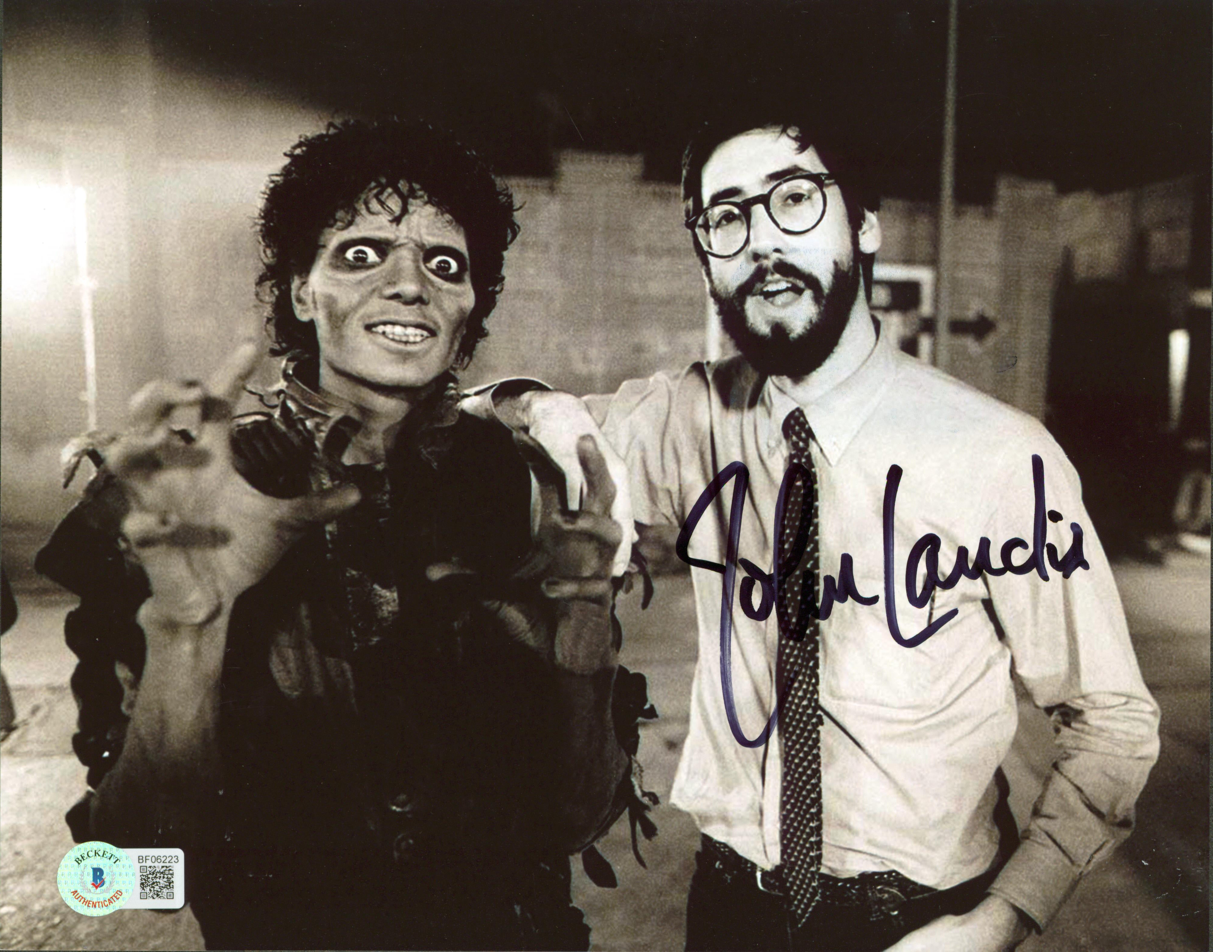 John Landis Thriller Authentic Signed 8x10 Photo Autographed BAS #BF06223