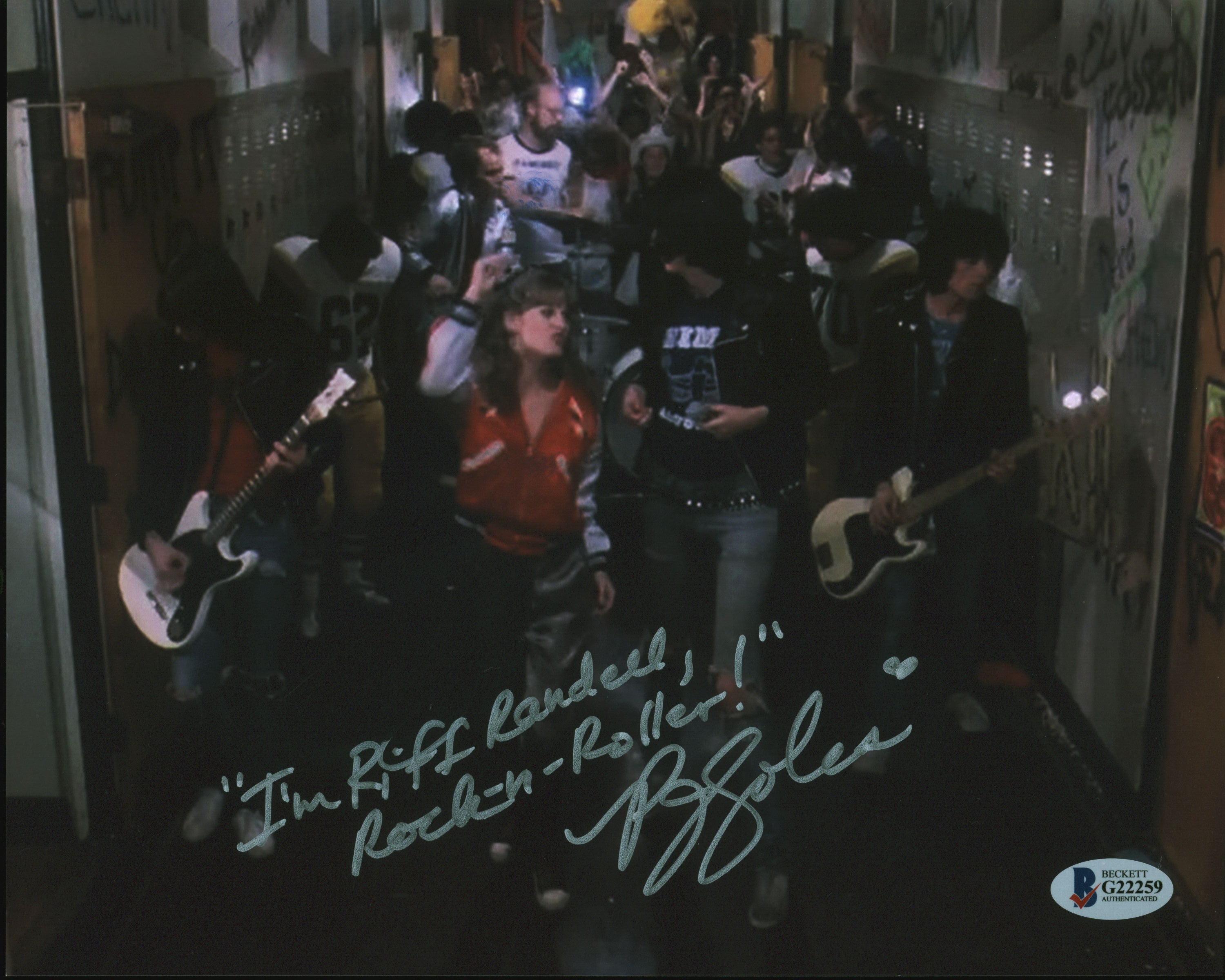 P.J. Soles "I'm Riff Randell Rock-n-Roller!" Signed 8x10 Photo BAS #G22259