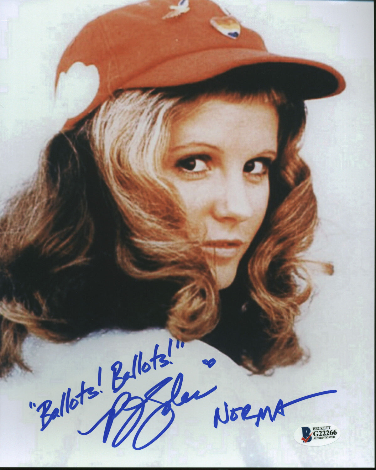 P.J. Soles Carrie "Ballots! Ballots! Norma" Signed 8x10 Photo BAS #G22266