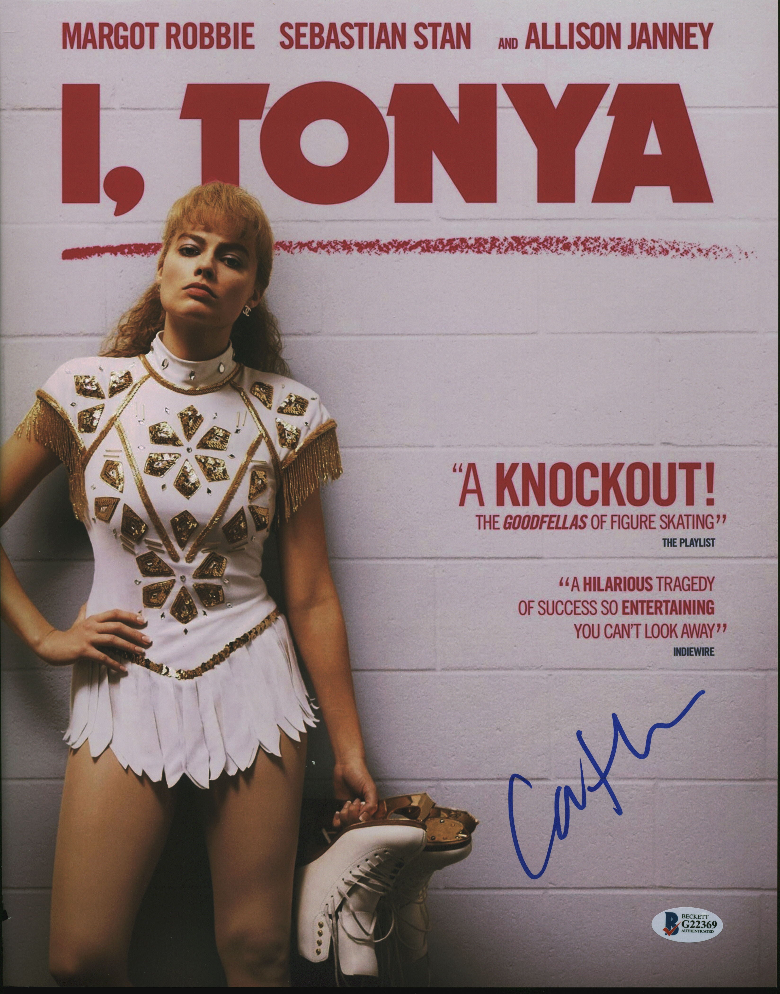 Caitlyn Carver I, Tonya Authentic Signed 11x14 Photo Autographed BAS #G22369