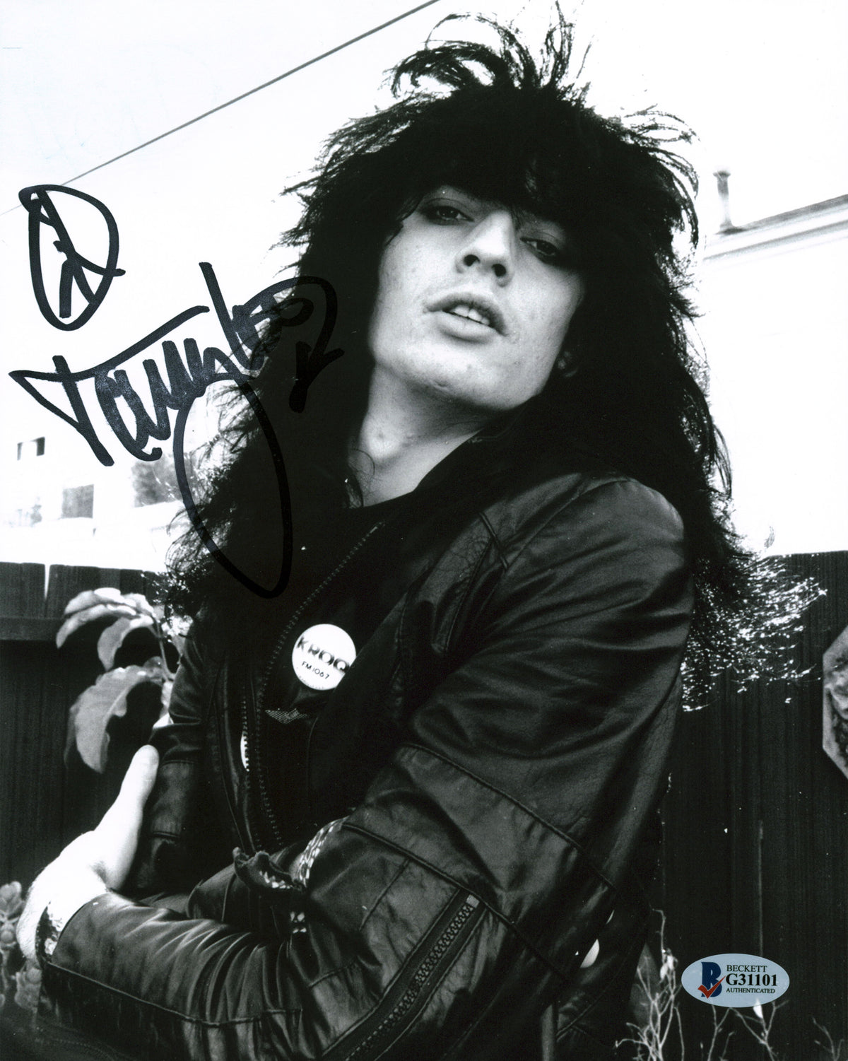 Tommy Lee Motley Crue Authentic Signed 8x10 Photo Autographed BAS #G31101