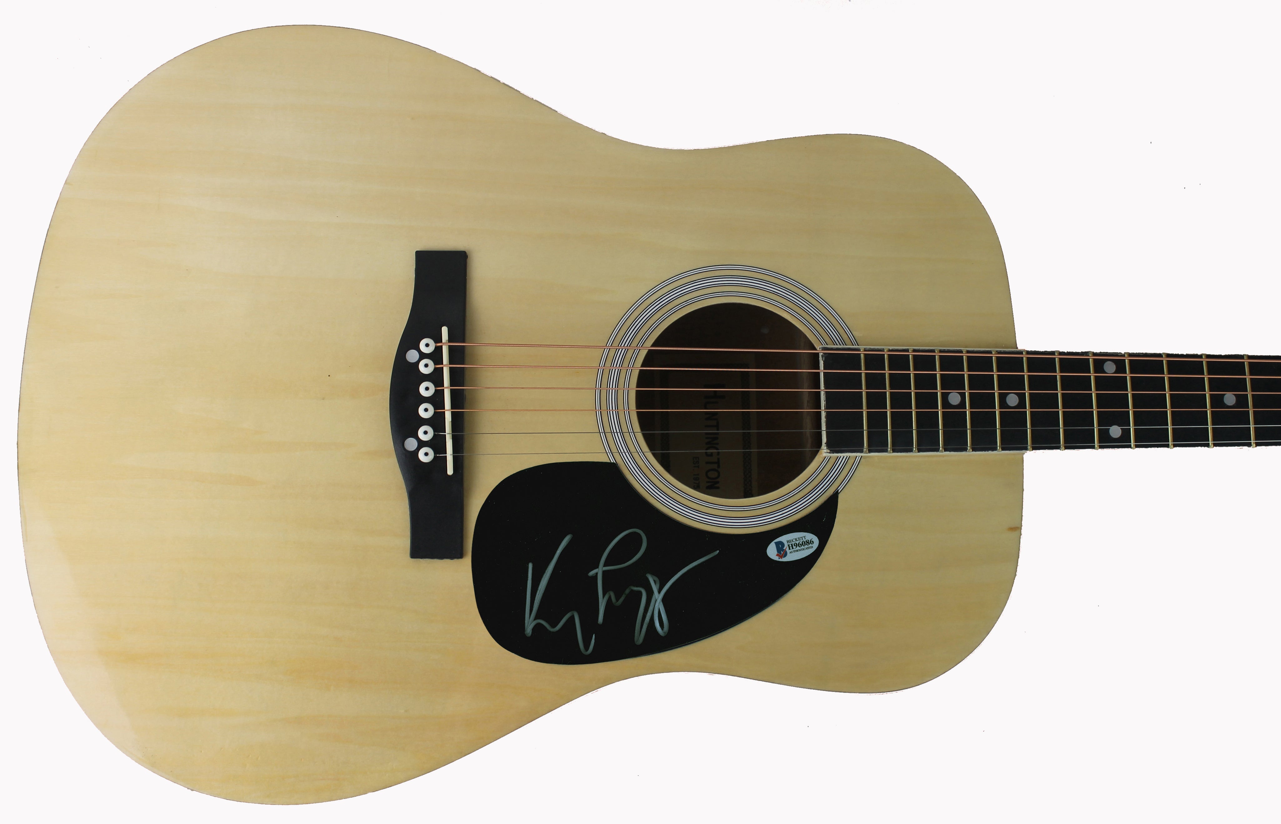 Kenny Loggins Footloose Authentic Signed Acoustic Guitar BAS #H96086