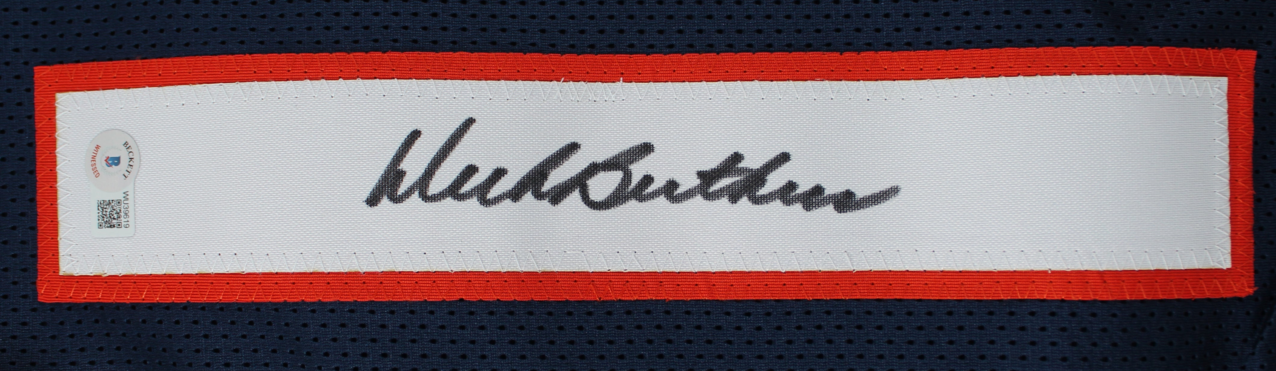 Dick Butkus Authentic Signed Navy Blue Pro Style Jersey Autographed BAS Witness
